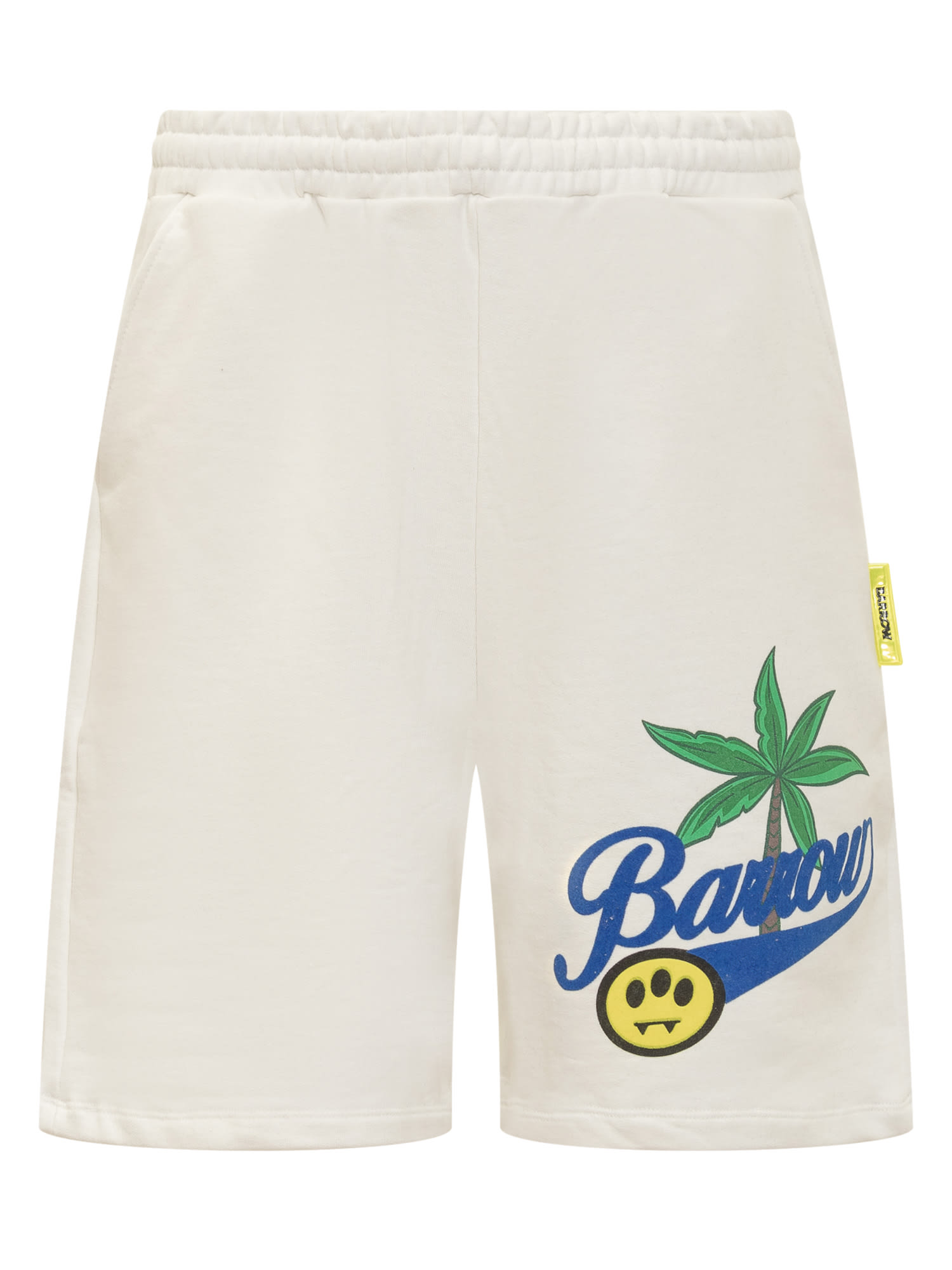 Barrow Palm Shorts In Off White