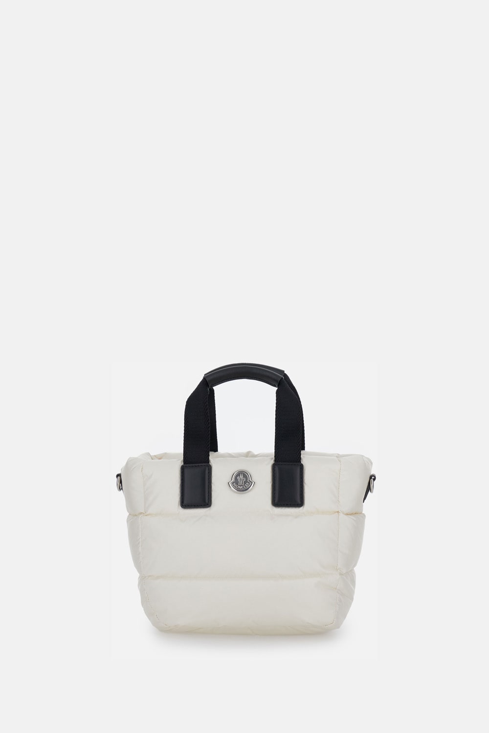 Moncler Caradoc Padded Top-handle Shoulder Bag In White
