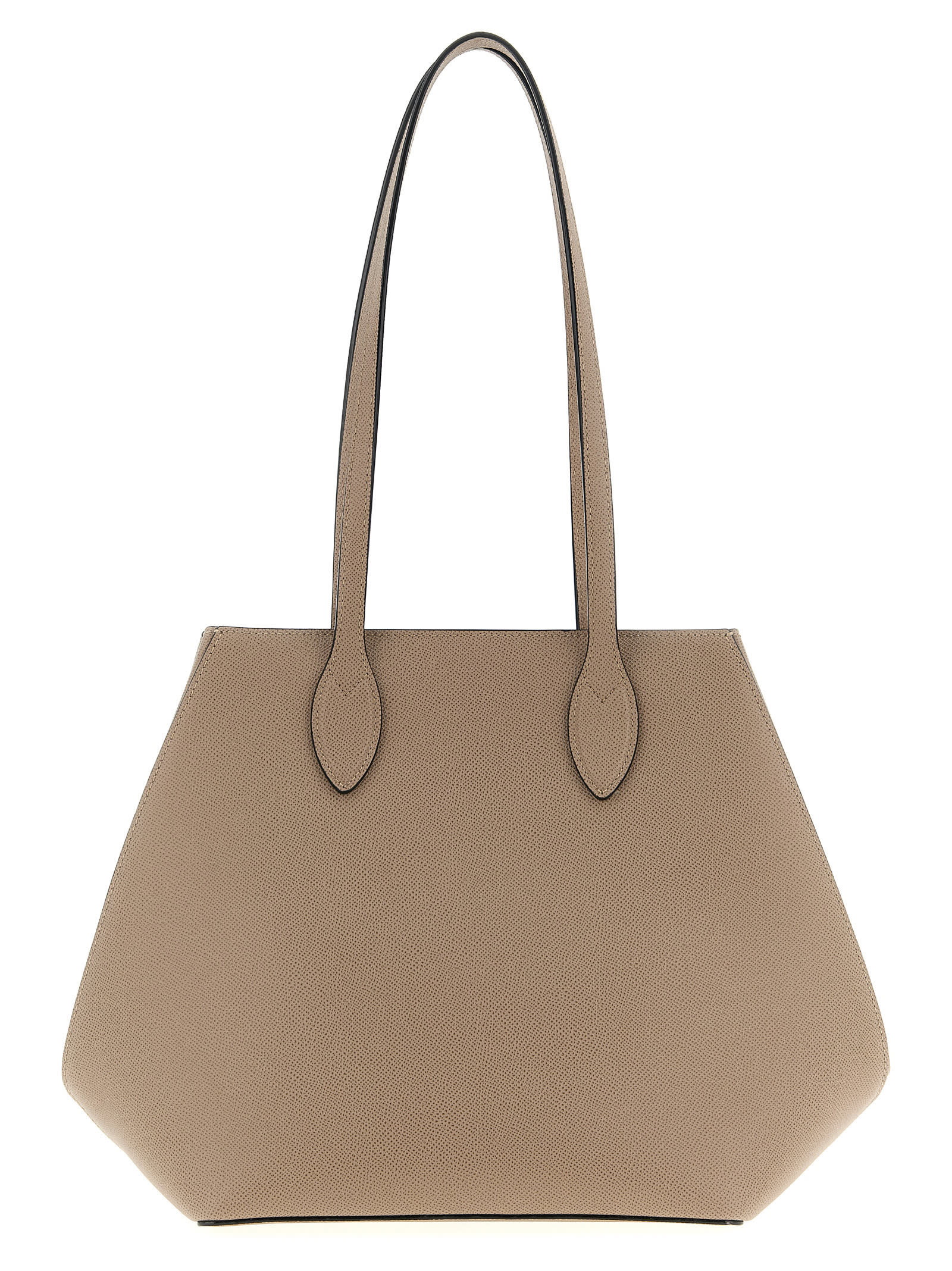 Valextra Medium Vivi Shopping Bag In Gray