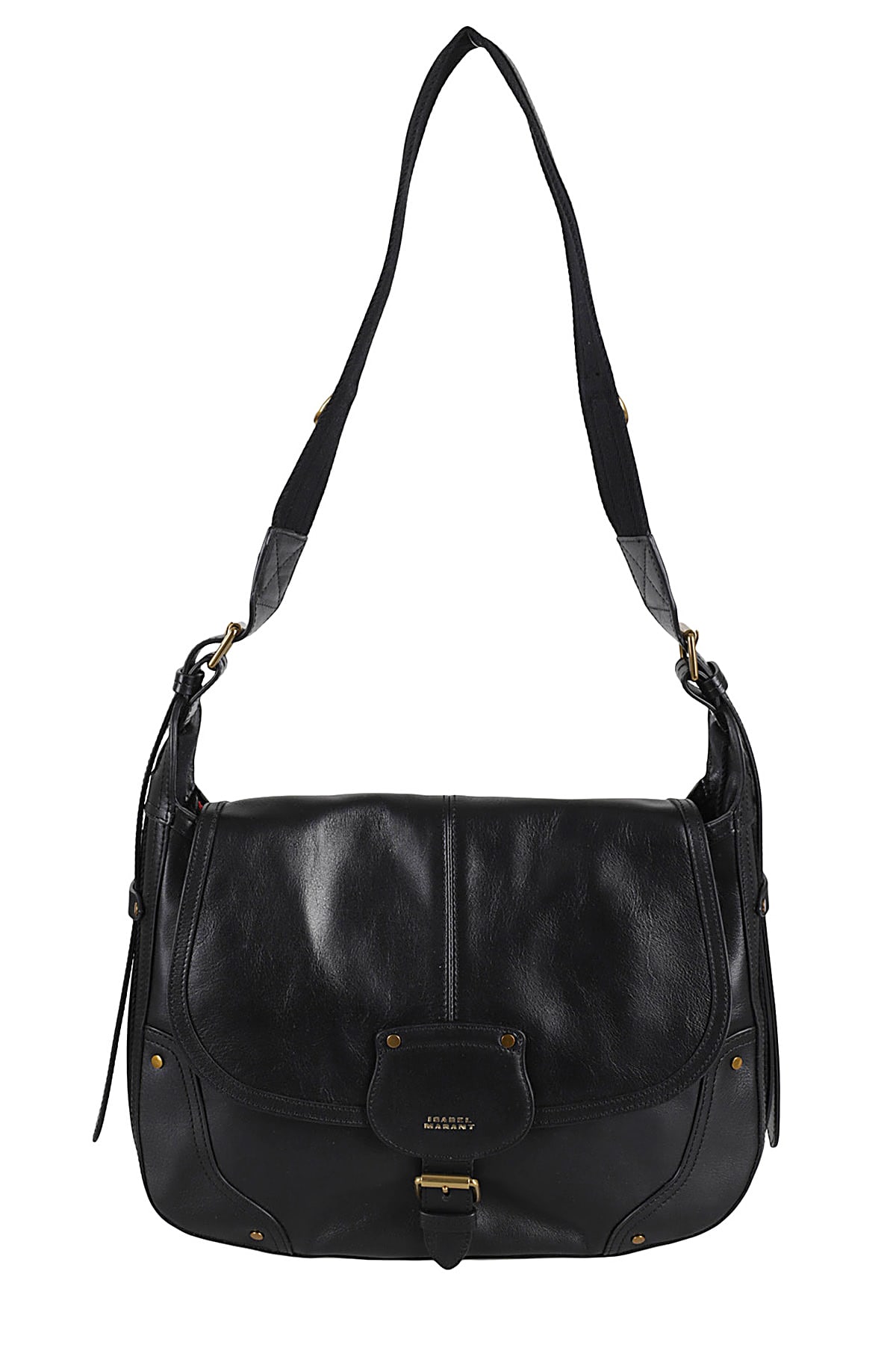 Shop Isabel Marant Sierra Shoulder Strap In Bk Black