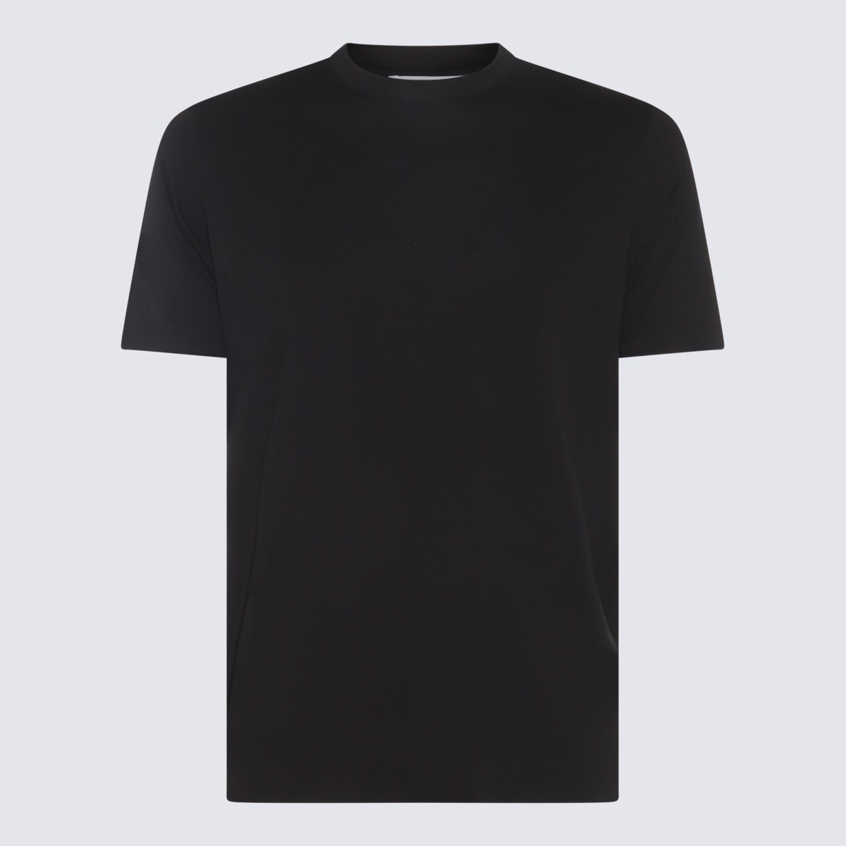 Black Cotton Blend T-shirt