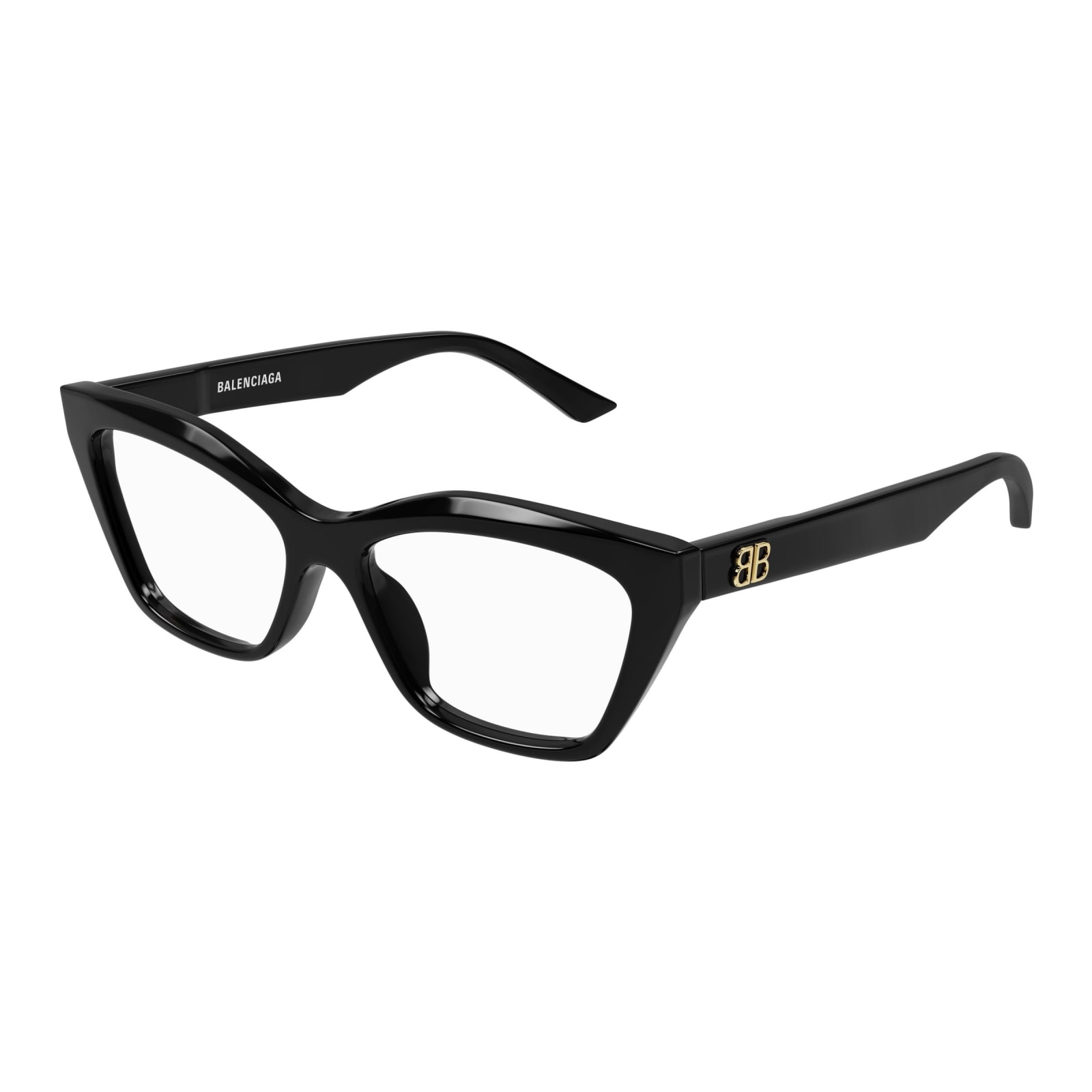 Shop Balenciaga Glasses In Nero