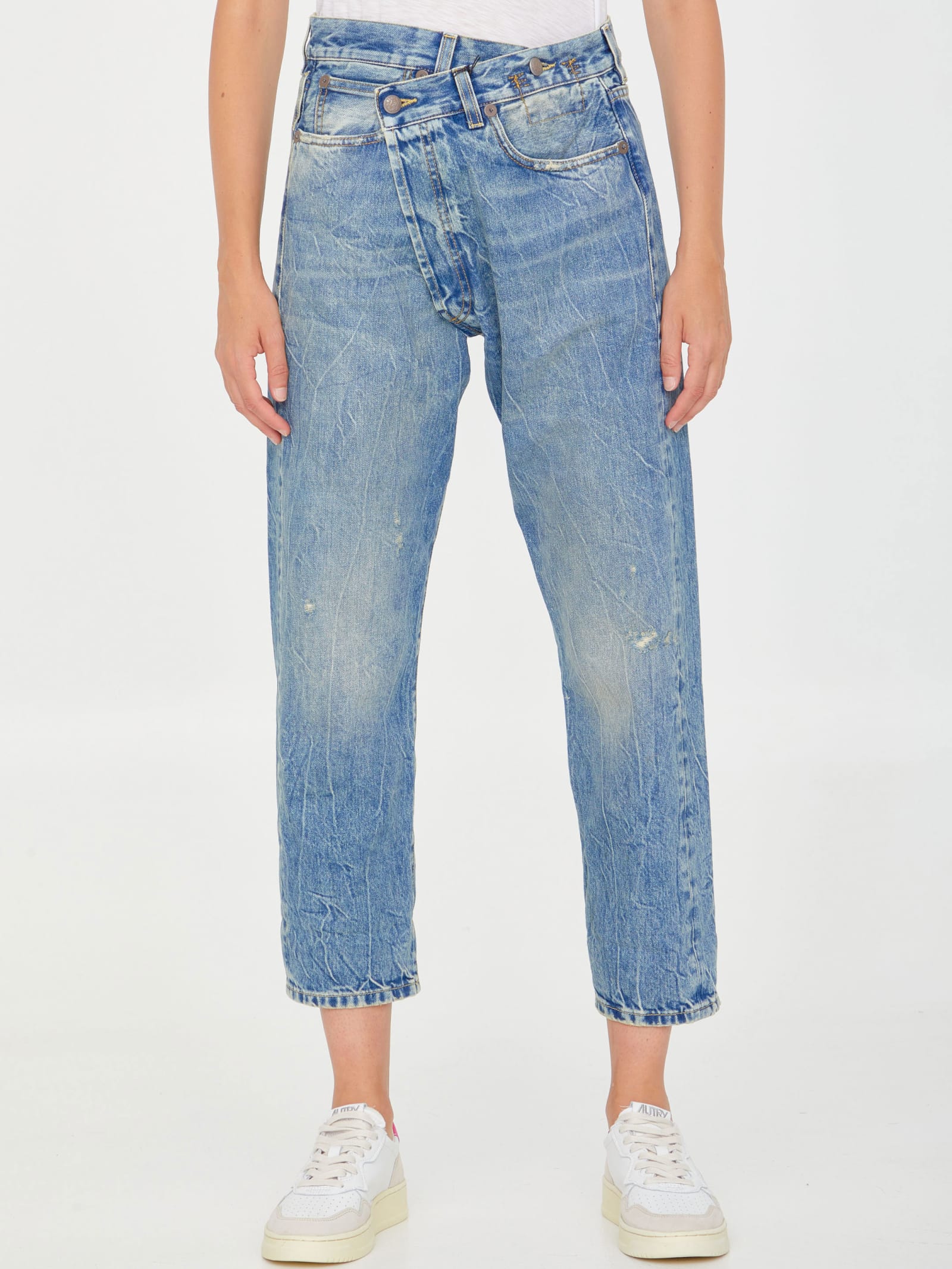 R13 KELLY CROSSOVER JEANS