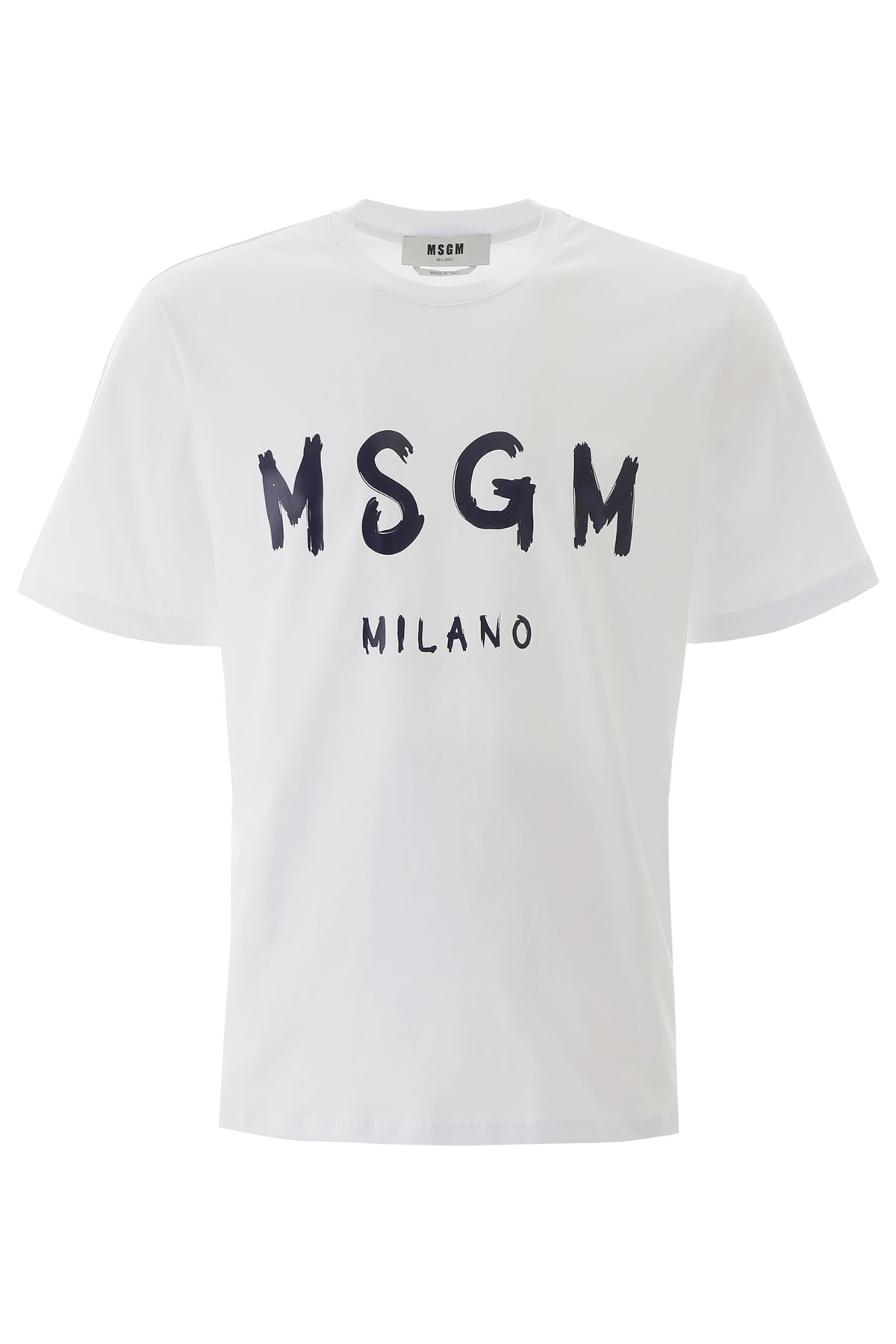 MSGM Paint Brushed Logo T-shirt