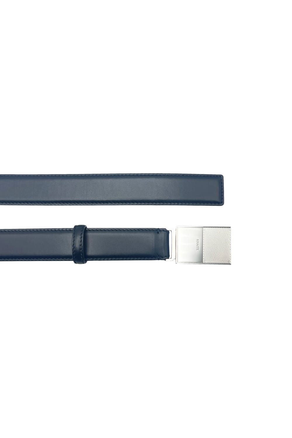 KHAITE ELIO BELT WITH SILVER BUCKLE 30MM 