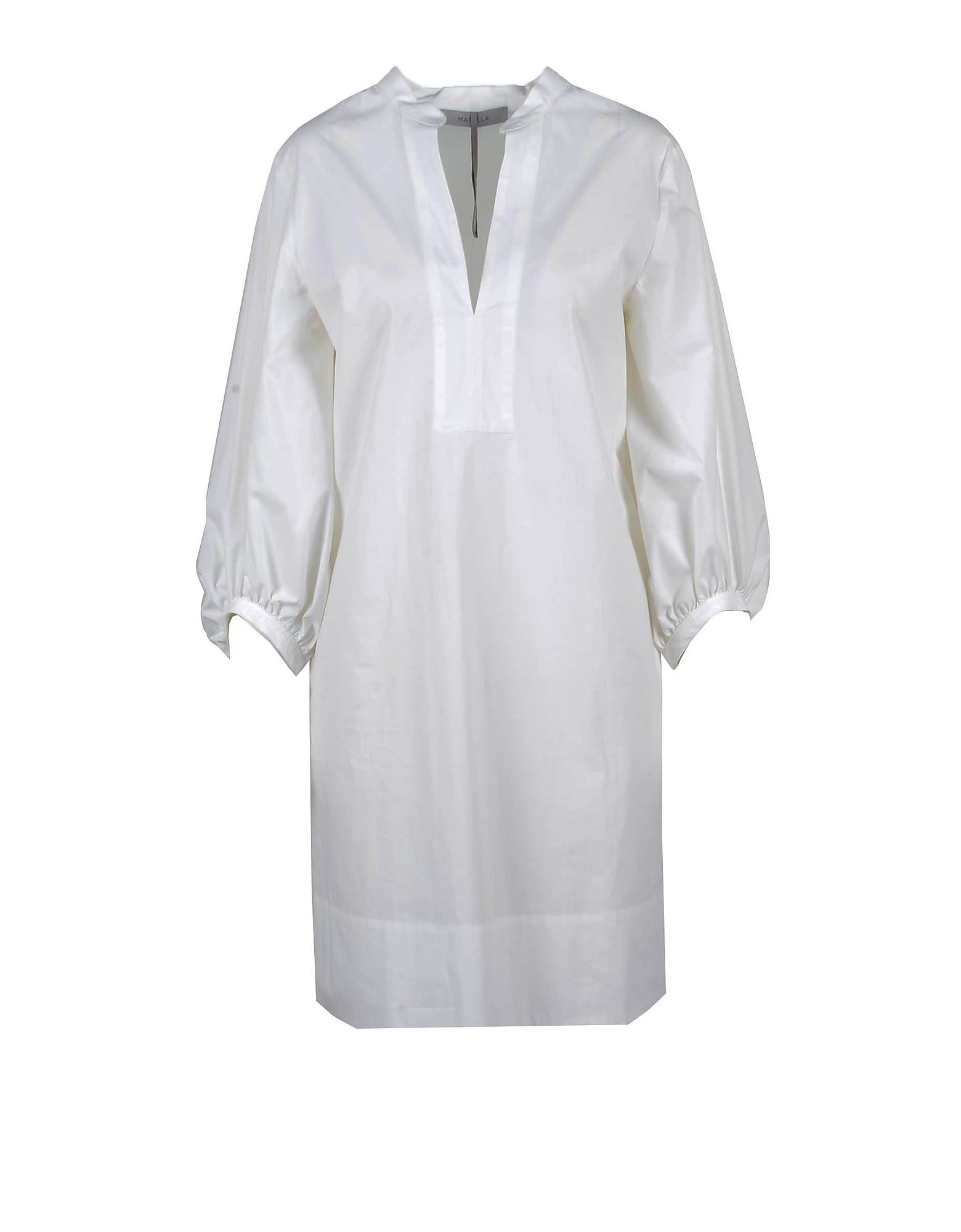 Marella Womens White Dress