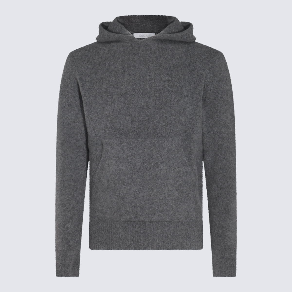 Shop Cruciani Grey Wool Knitwear