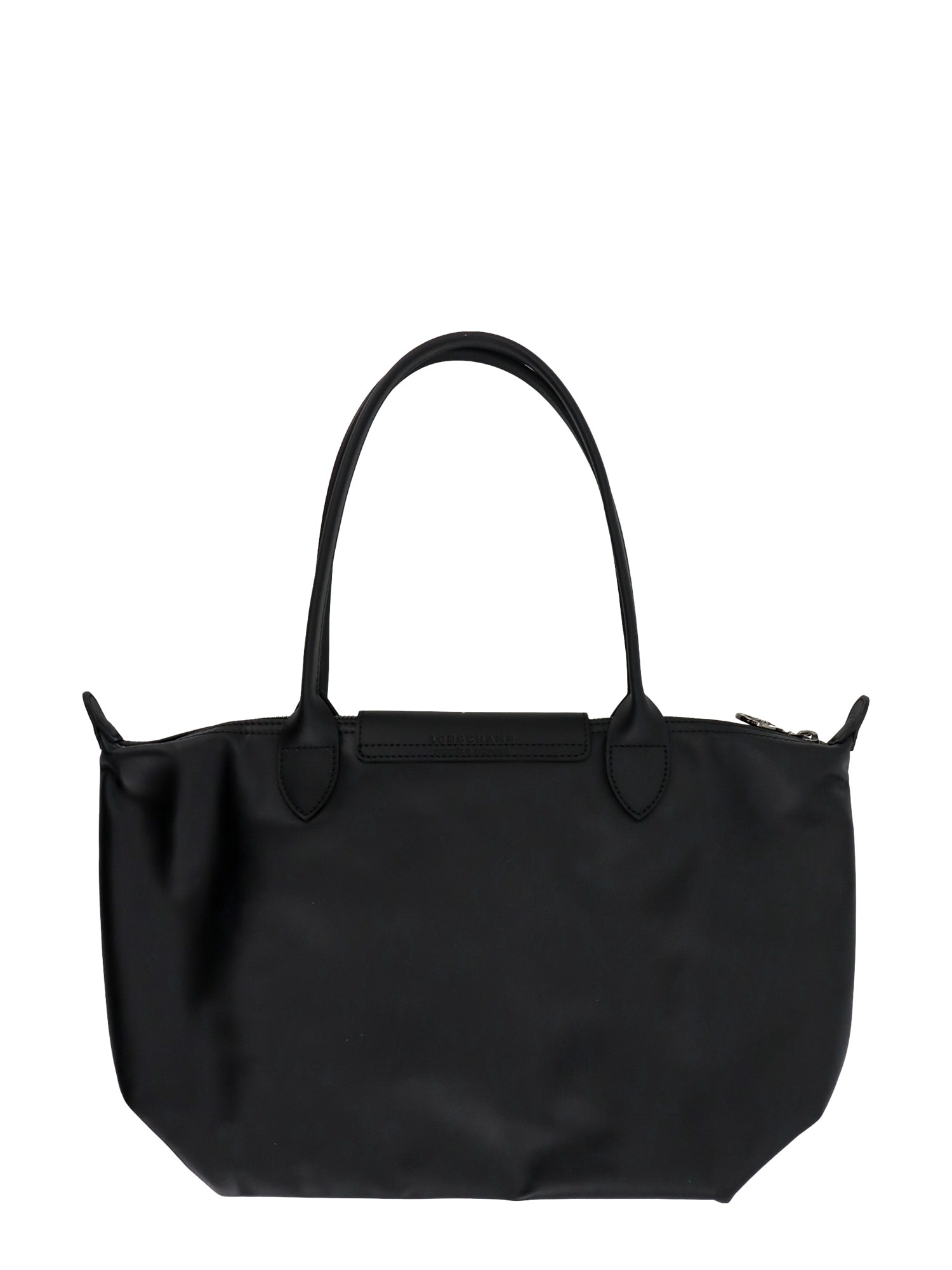 Longchamp Le Pliage Xtra Snap-buttoned Medium Tote Bag In Black