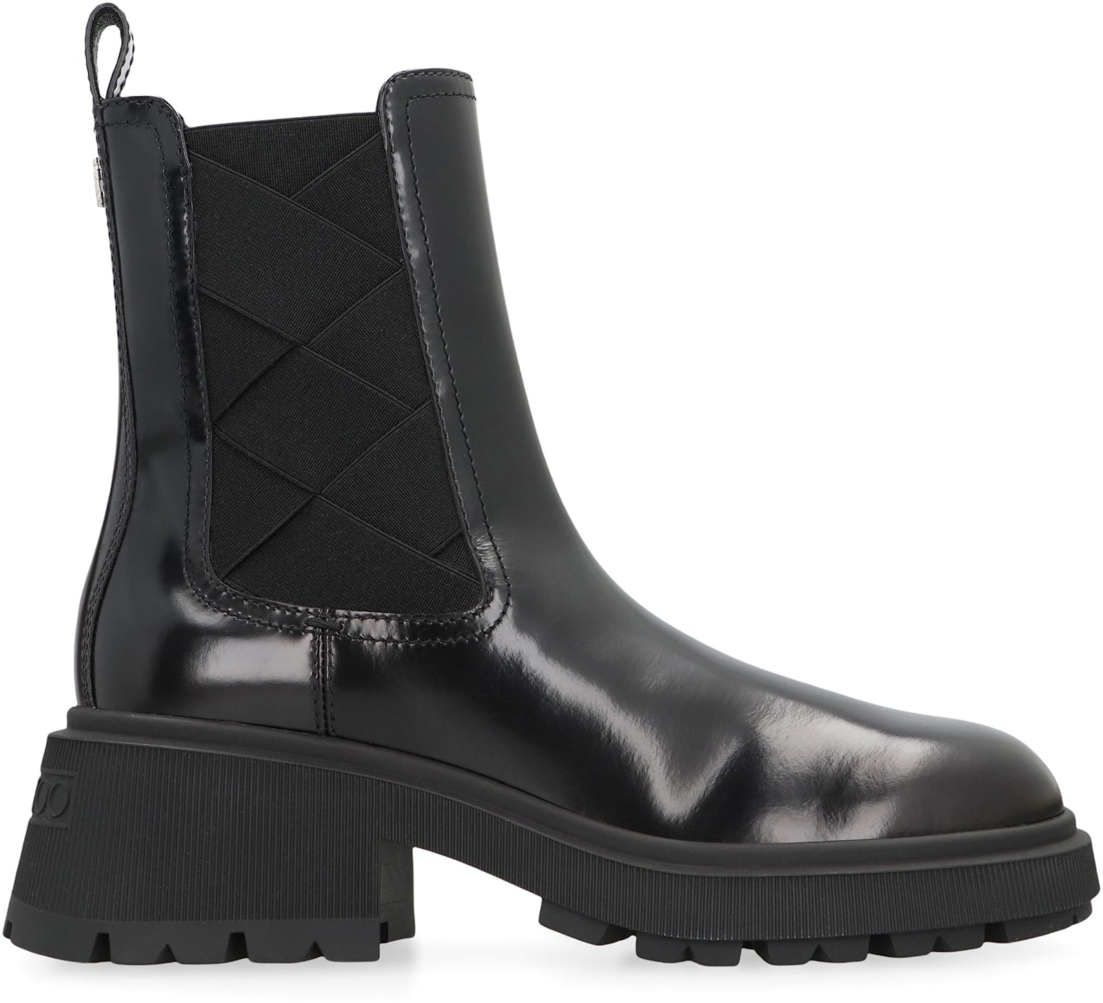 Jimmy Choo Louri Ankle Boots In Leather In Black