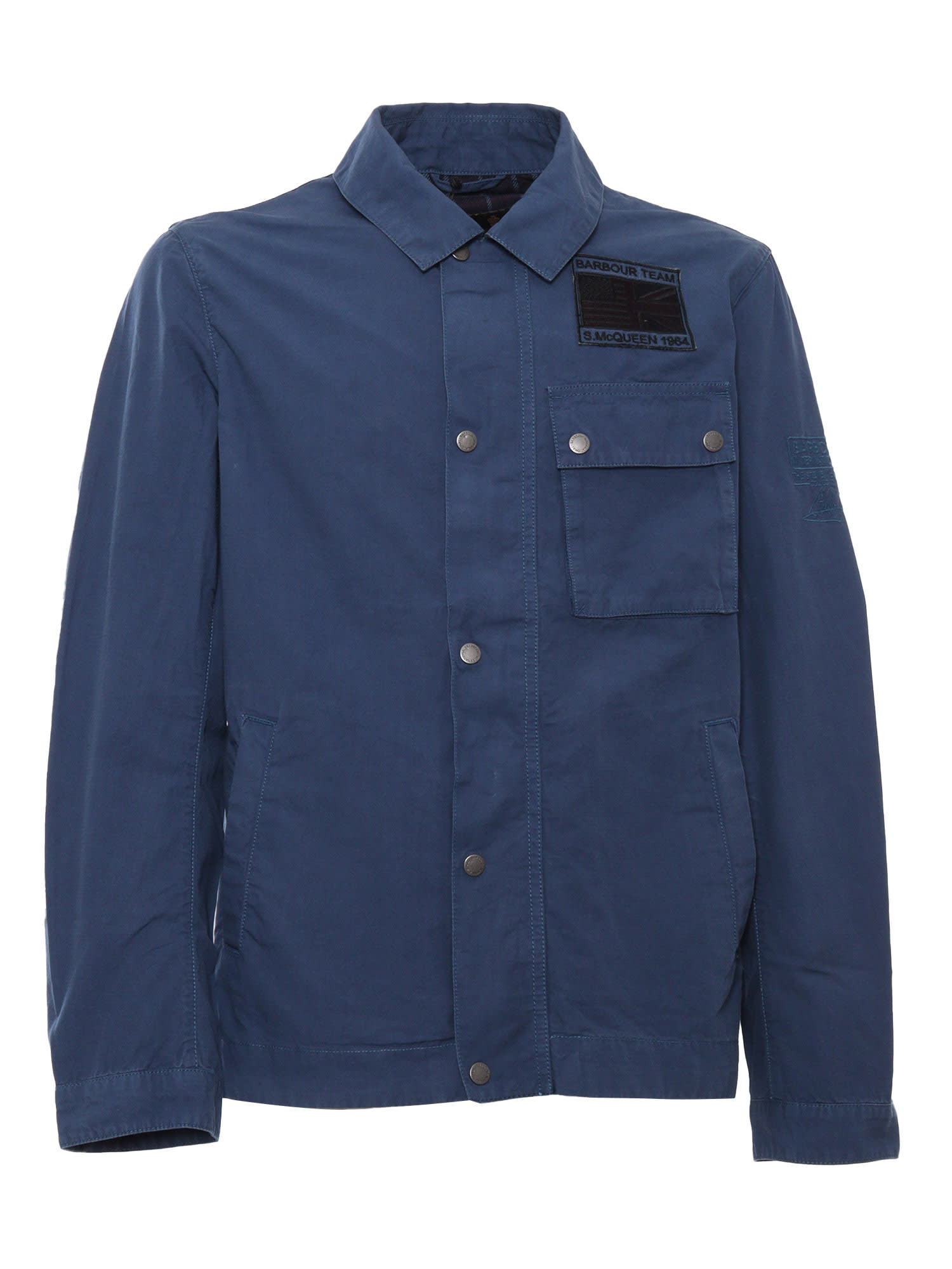 Shop Barbour Casual Blue Jacket