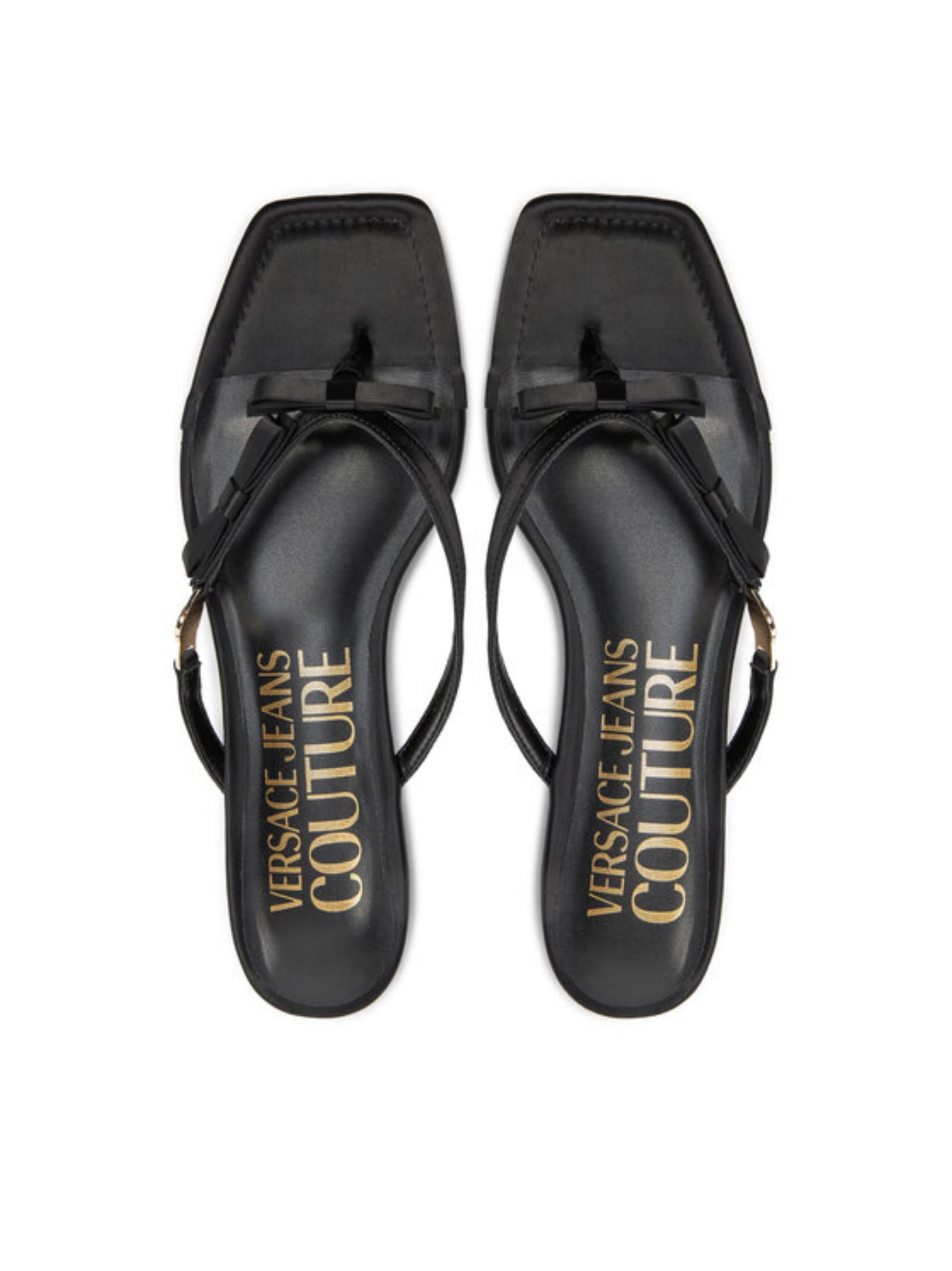 Versace Jeans Couture Sandals In Black