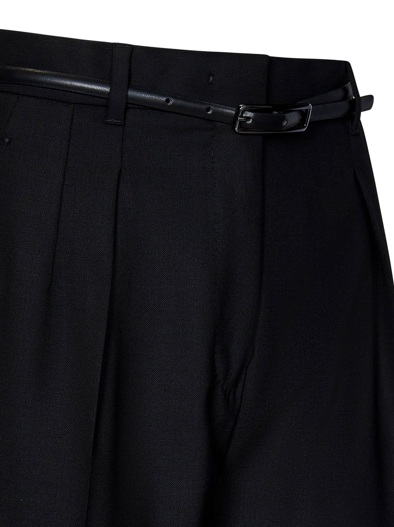 Shop Max Mara Maxmara Studio Prosit Trousers In Black