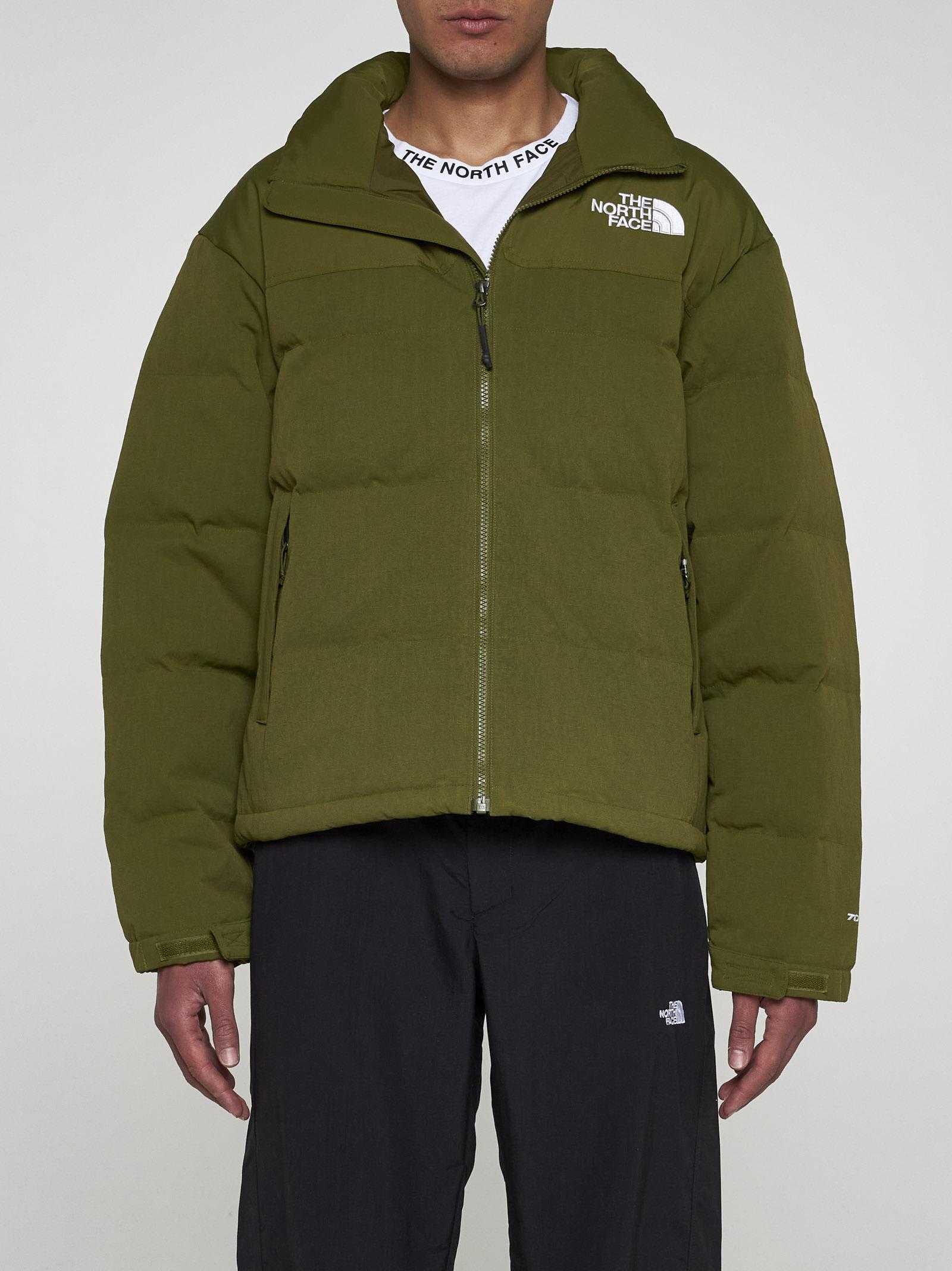 Shop The North Face M 92 Quilted Ripstop Down Jacket In Green