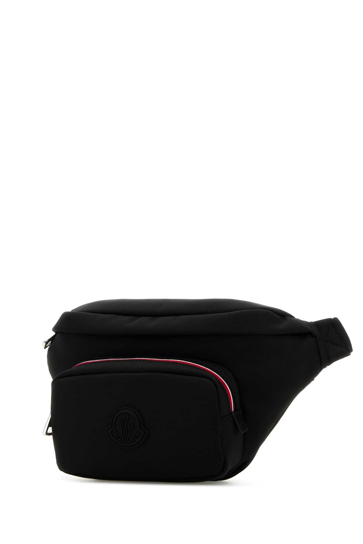 Shop Moncler Black Nylon Blend Durance Belt Bag In 999