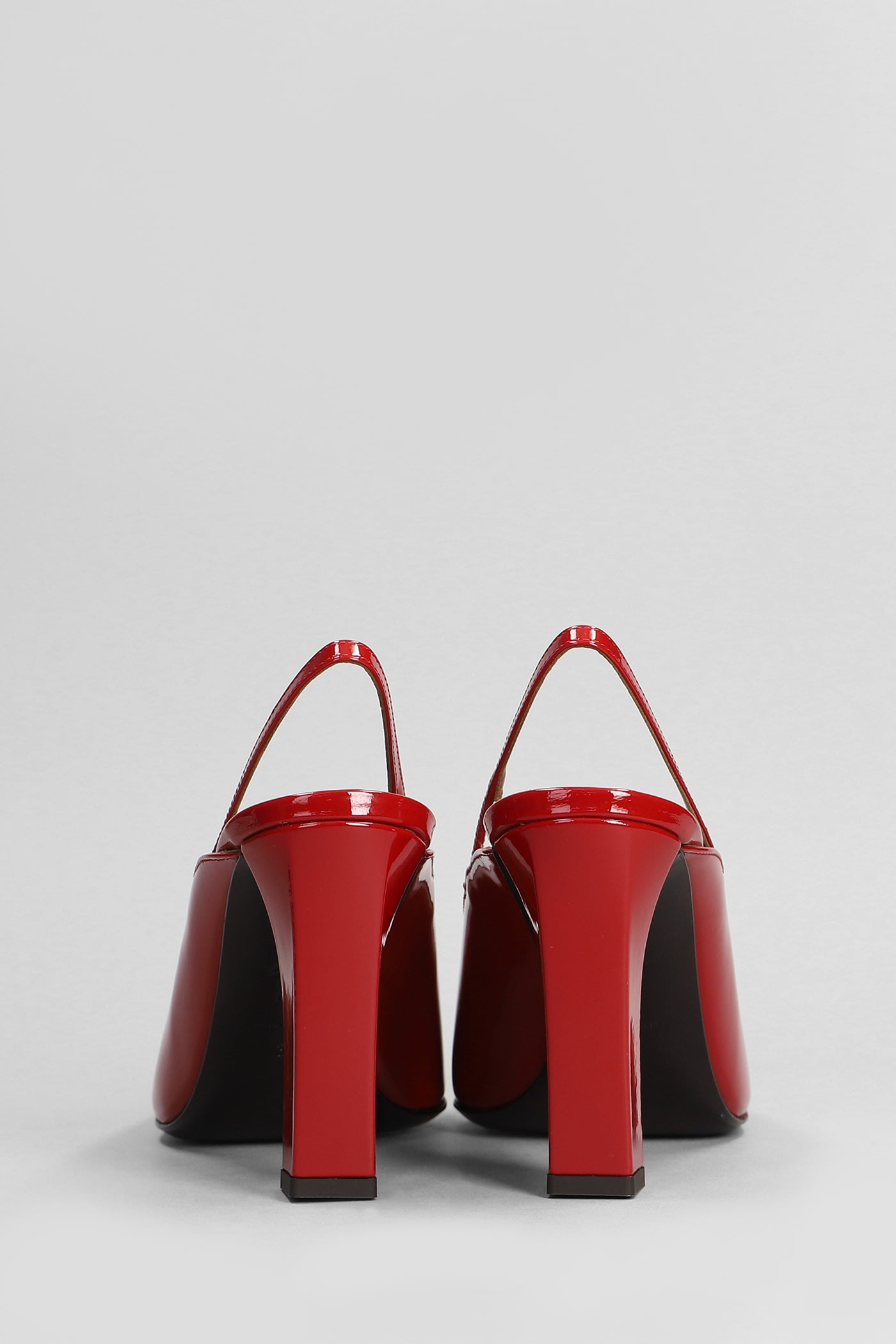 Shop Giuseppe Zanotti Pumps In Red Patent Leather