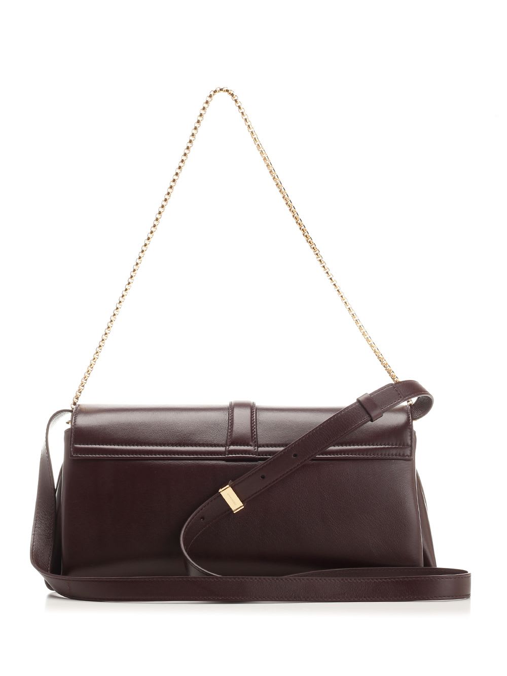 Shop Ferragamo Medium Shoulder Bag In Bordeaux