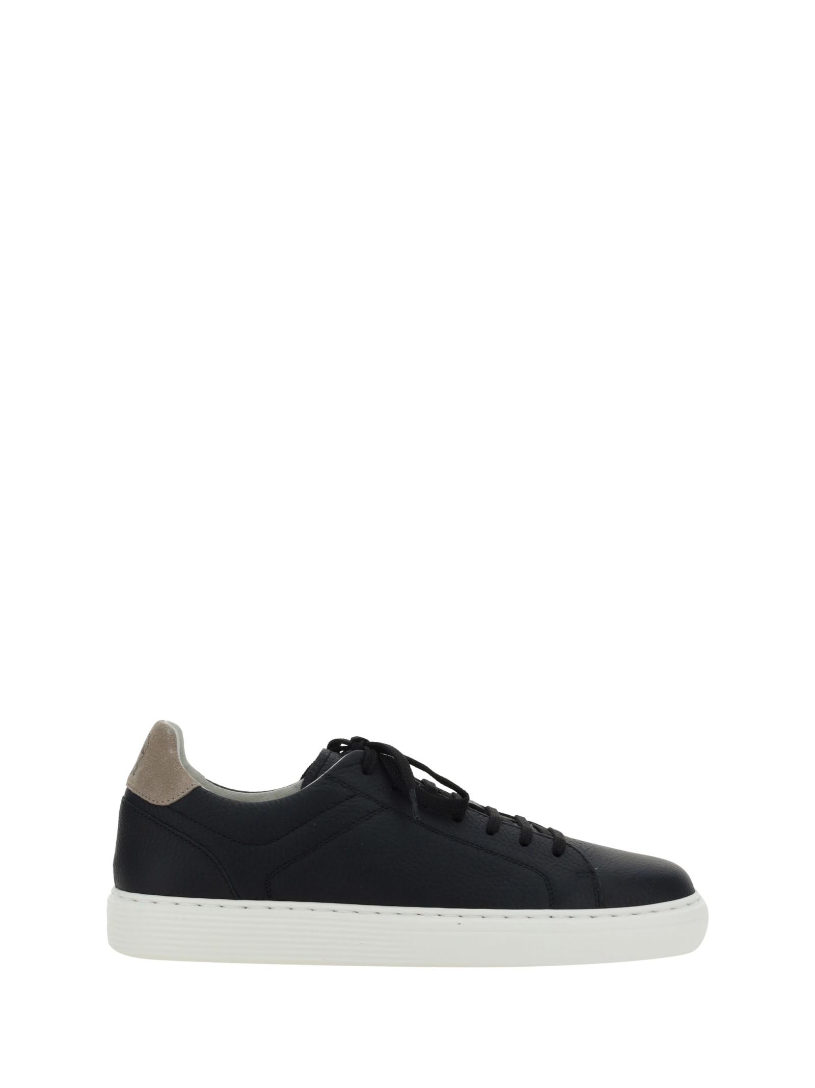 Shop Brunello Cucinelli Sneakers In Nero+avola+fumo