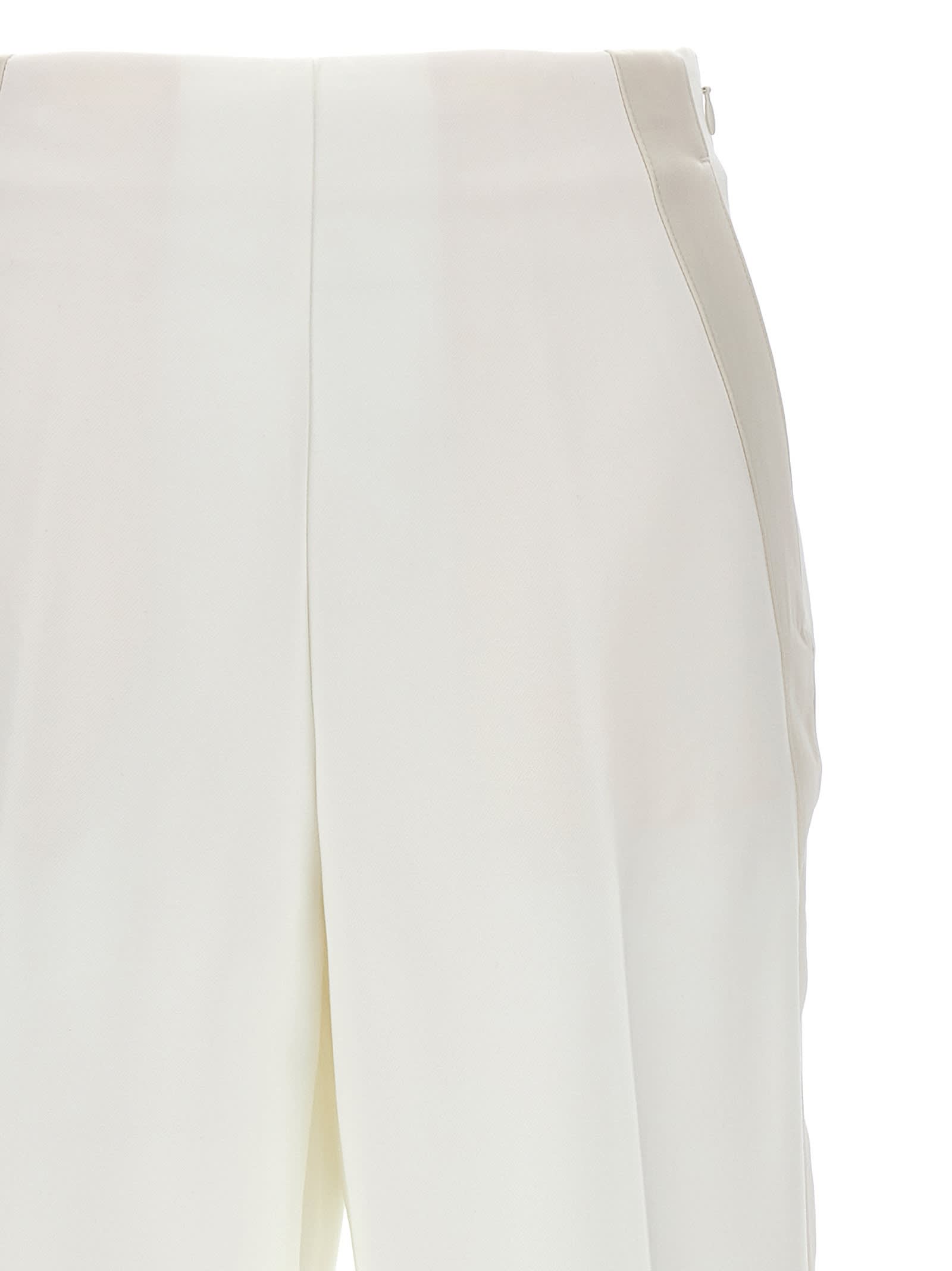 Shop Pinko Petrarca Pants In White