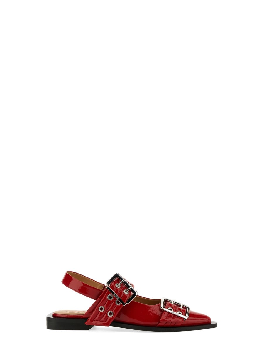 Ganni Ballerina With Buckle