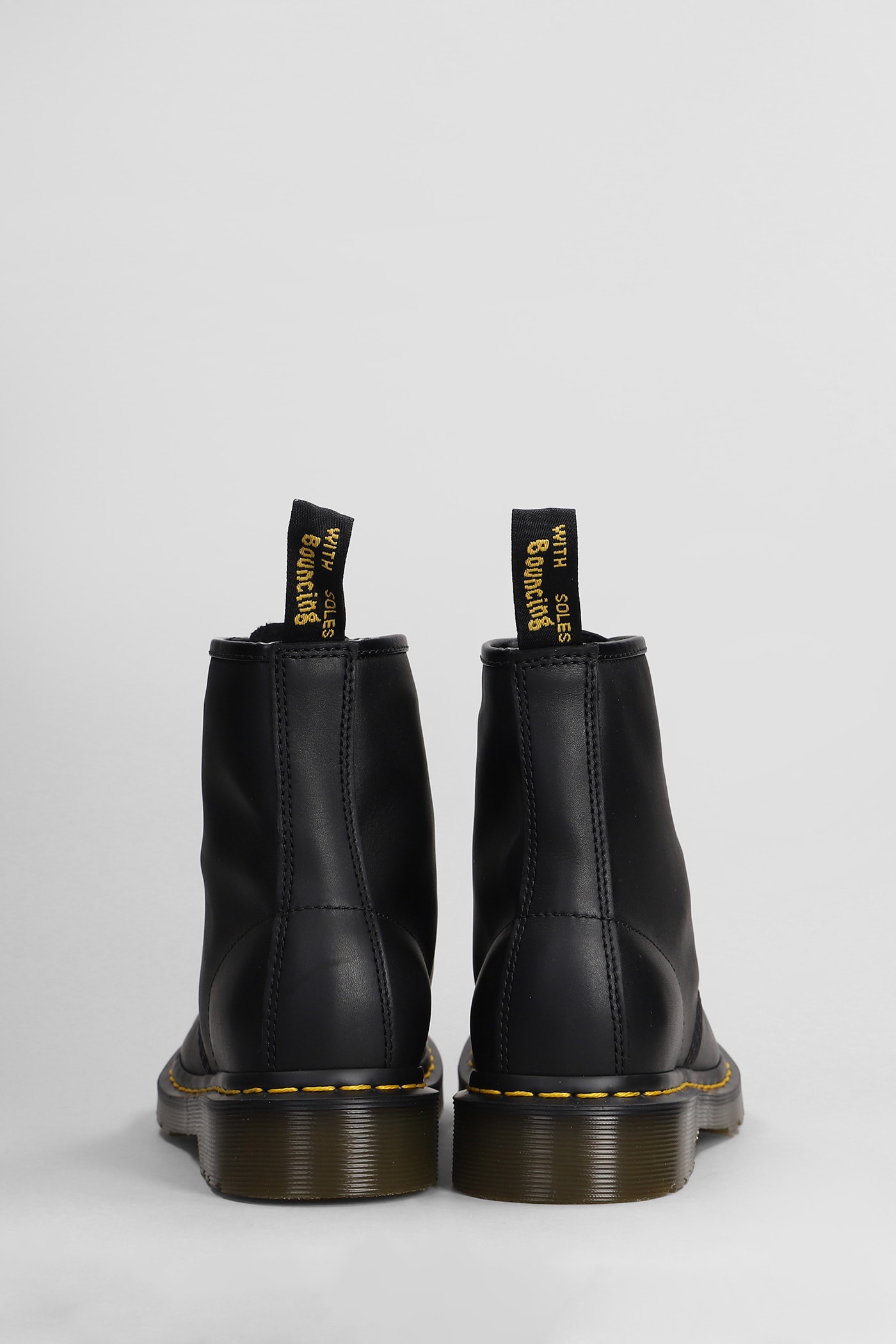 Shop Dr. Martens' 1460 Combat Boots In Black Leather