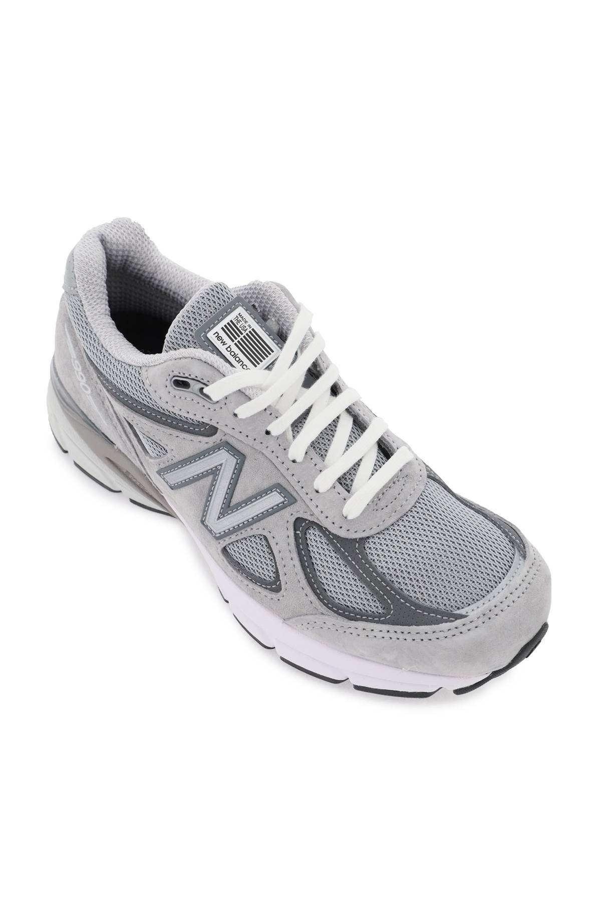 Shop New Balance Sneakers Made In Usa 990v4 In Grey