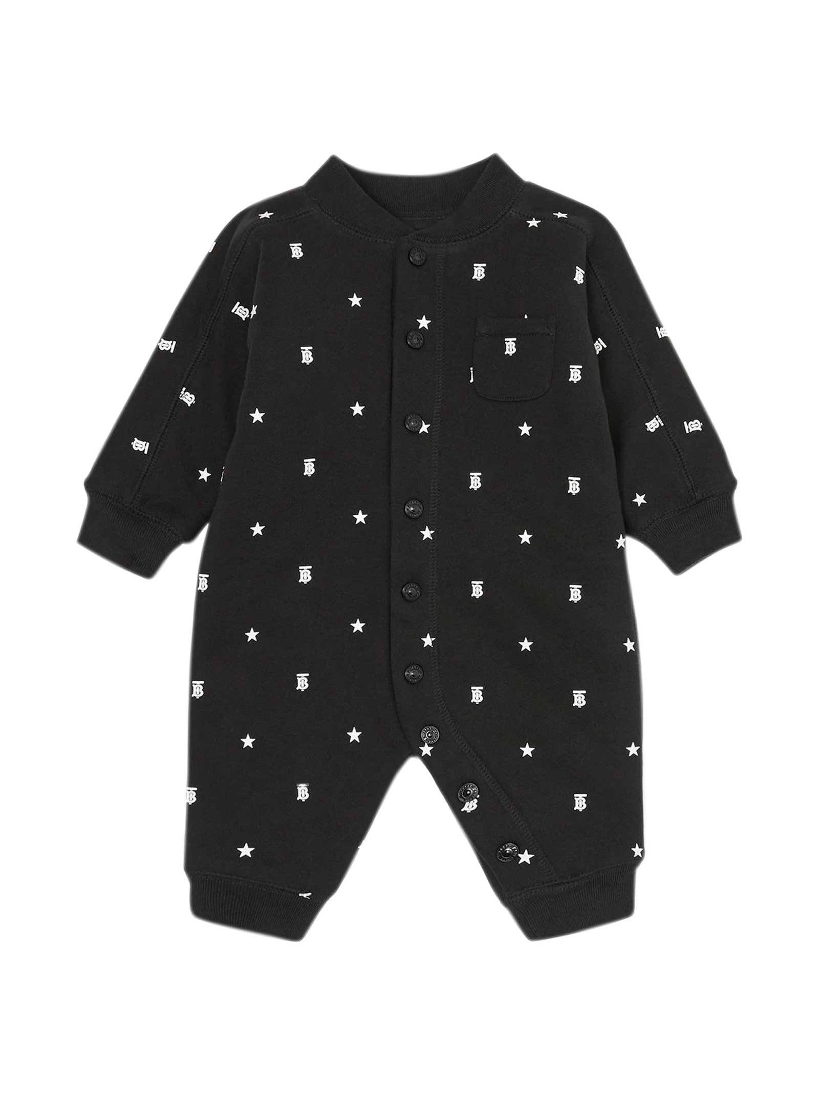 BURBERRY BLACK BABY SUIT,8036525 A1879