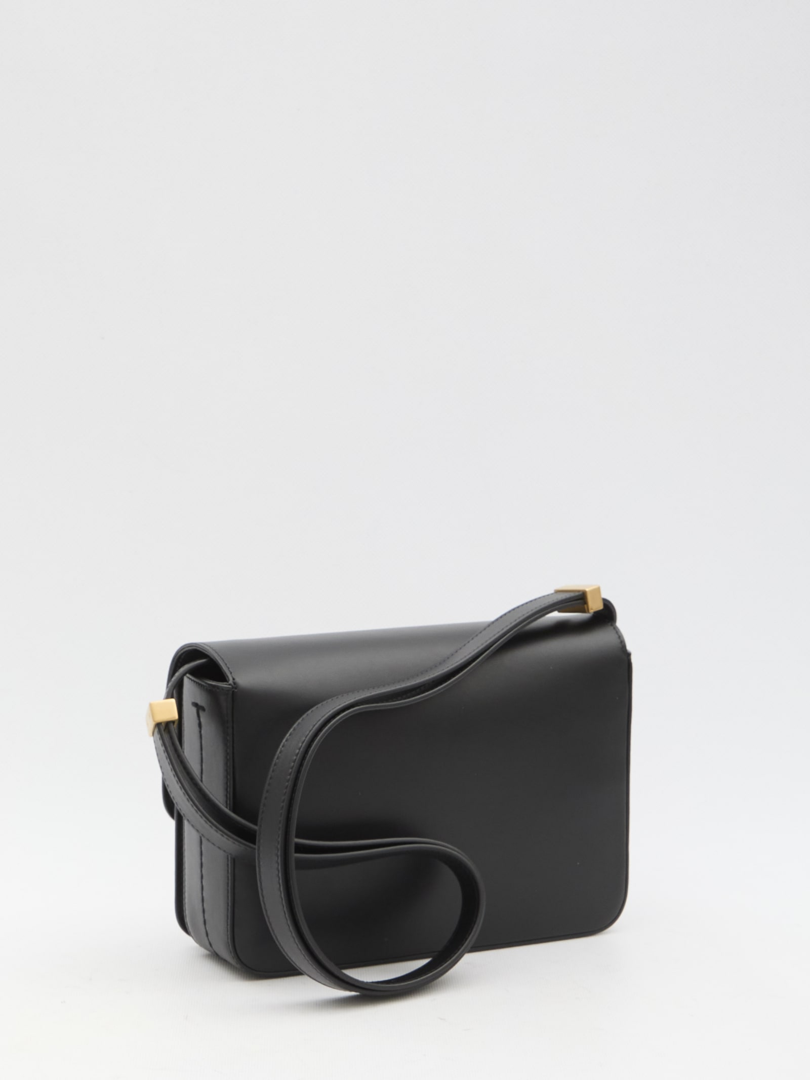 Shop Tod's Mini T Timeless Crossbody Bag In Black