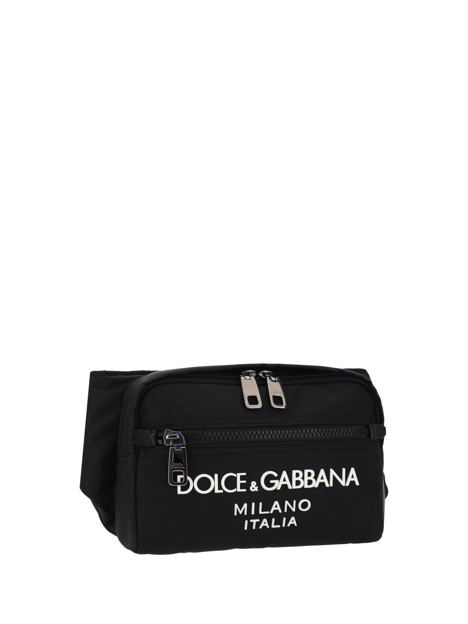 Shop Dolce & Gabbana Fanny Pack In Nero/nero