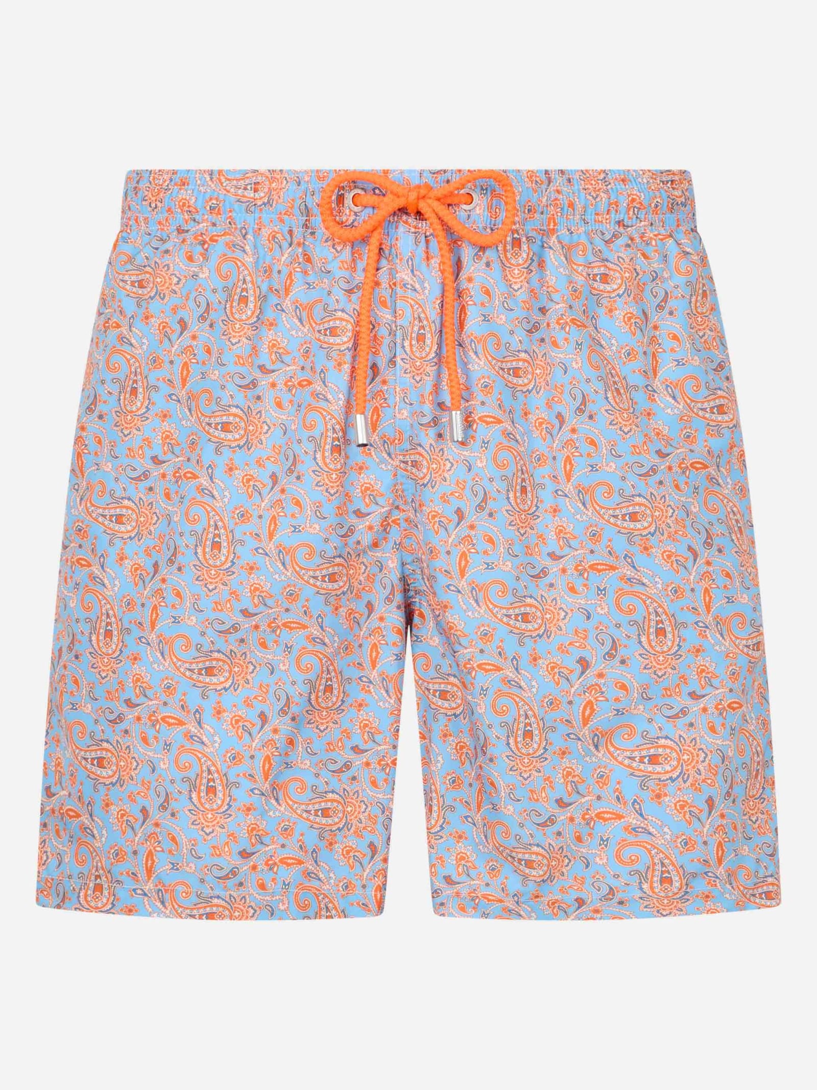Mc2 Saint Barth Flower Swimshort In Sky