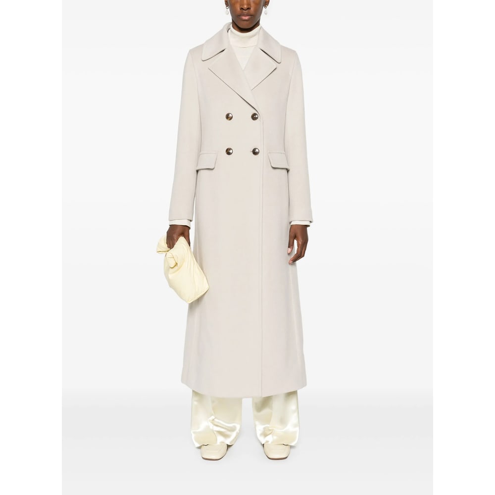 Herno Coat In Neutral