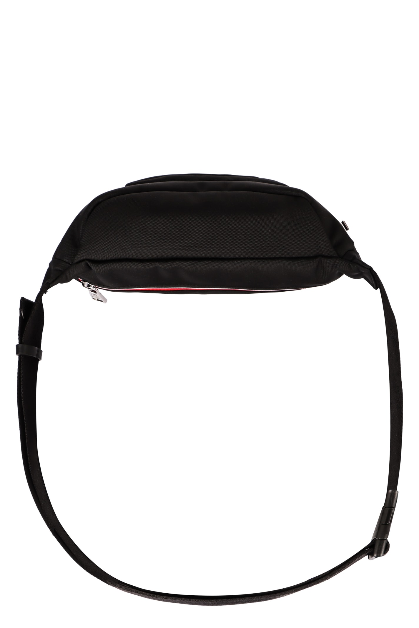 Shop Moncler Durance Nylon Belt Bag In Black