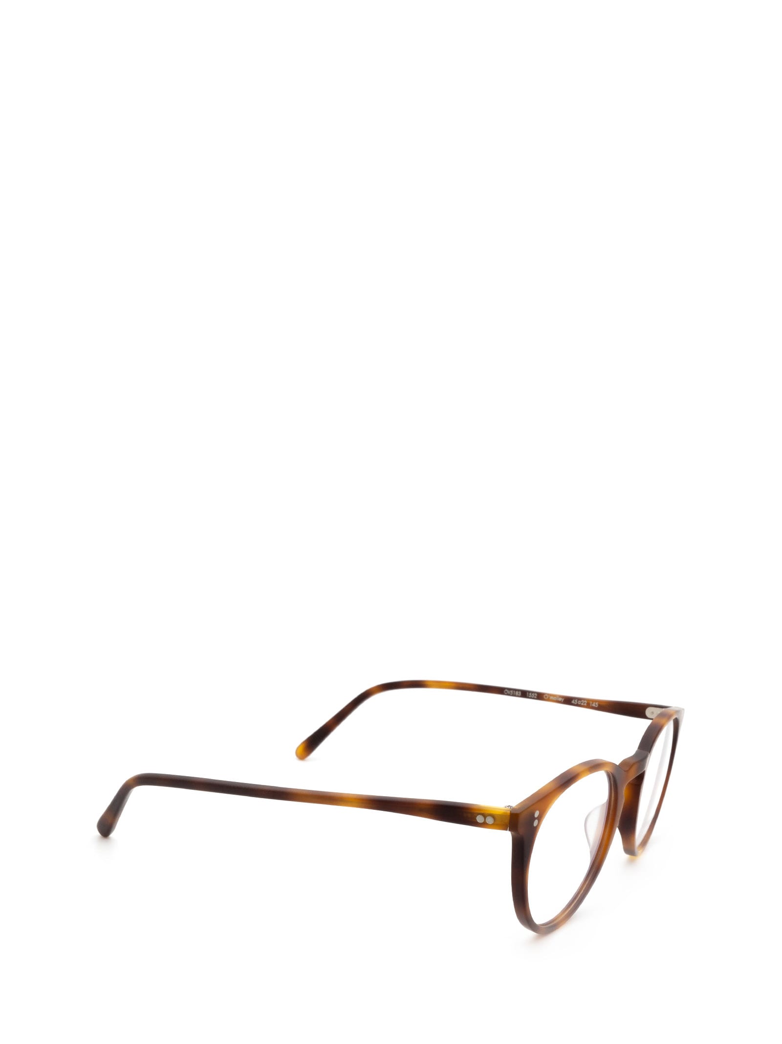 Shop Oliver Peoples Ov5183 Semi Matte Dark Mahogany Glasses