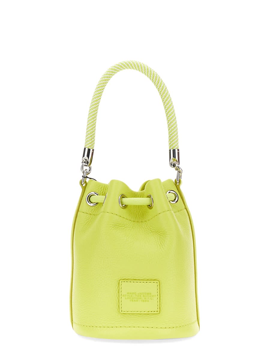 Shop Marc Jacobs The Bucket Mini Bag In Yellow