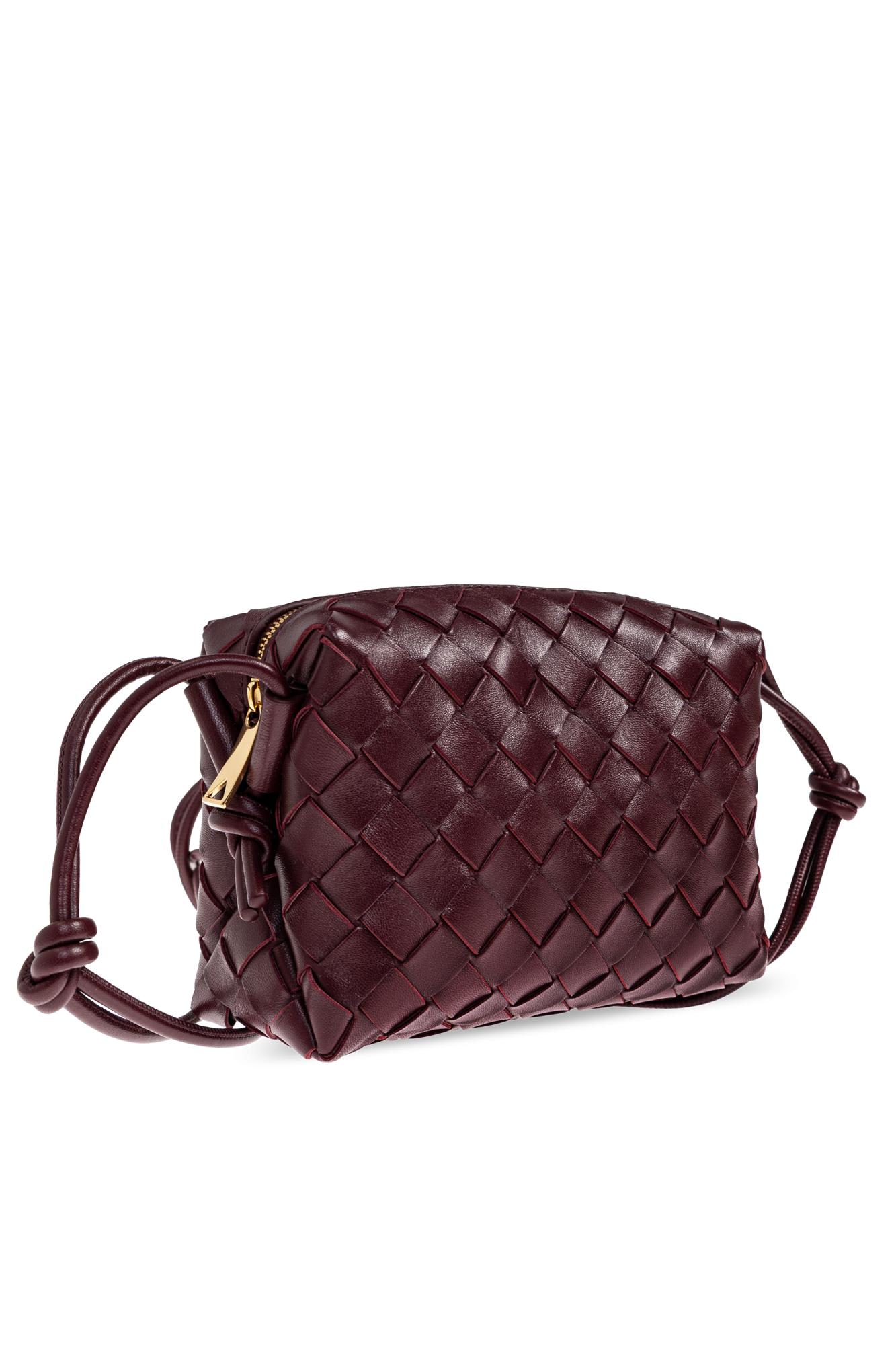 Bottega Veneta Shoulder Bag Loop Mini In Burgundy