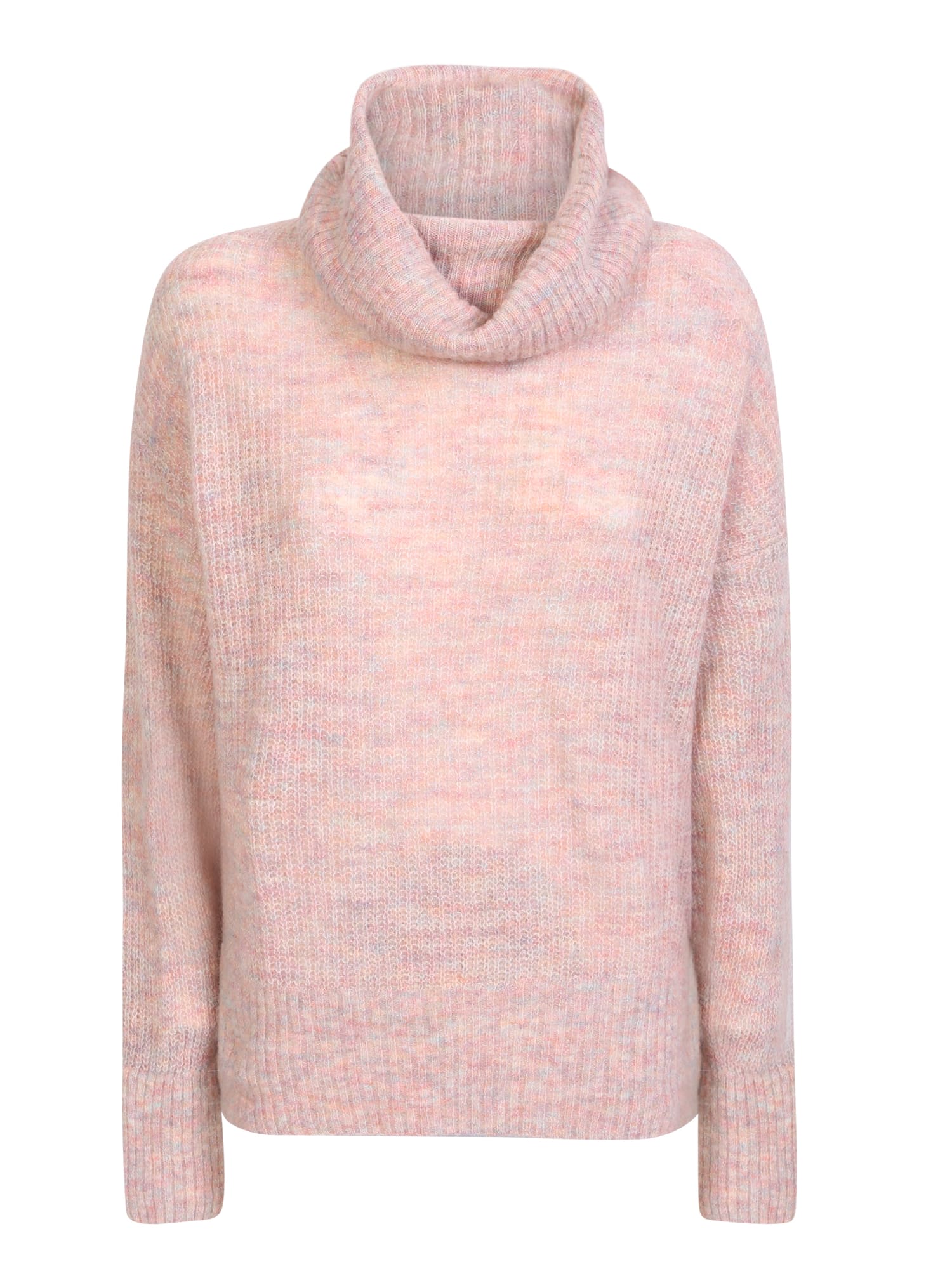 High Neck Pullover Pink