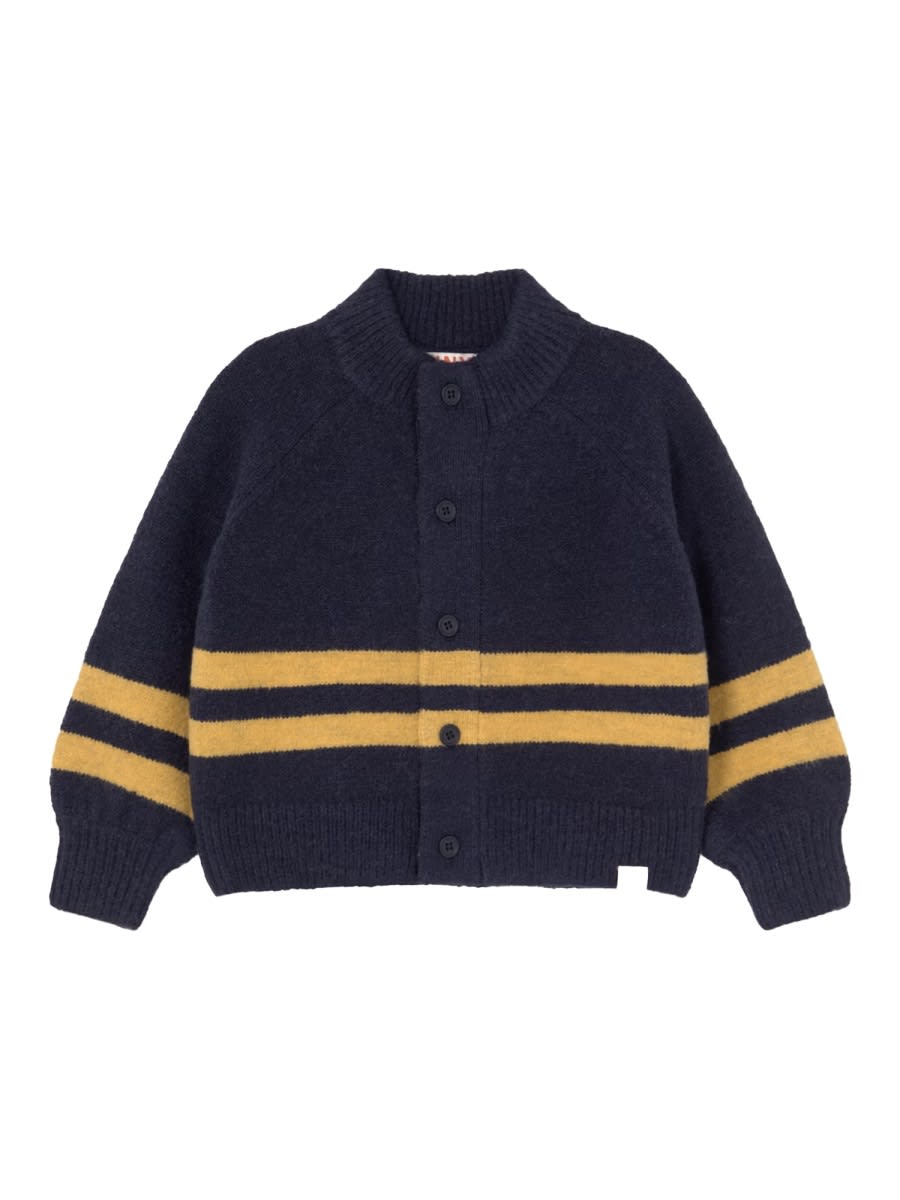 Tinycottons Kids' Cardigan In Blue