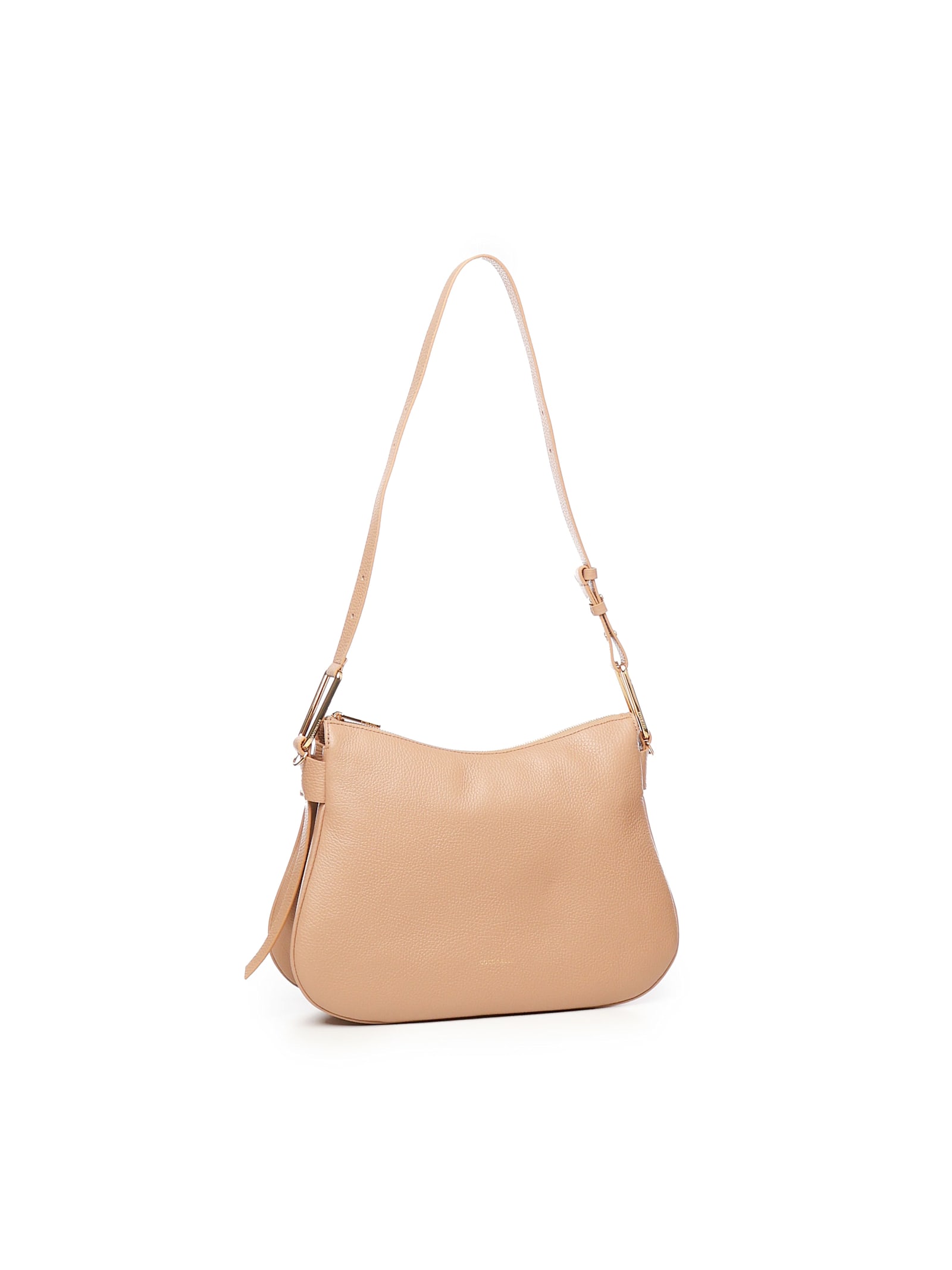Coccinelle Magie Soft Medium Hobo Bag In Peach