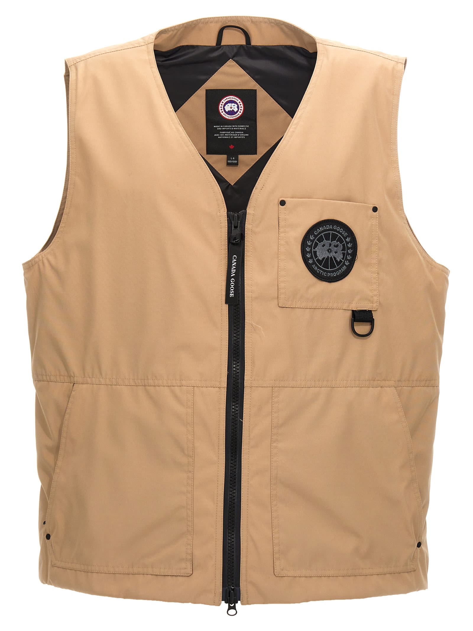 Shop Canada Goose Canmore Vest In Beige