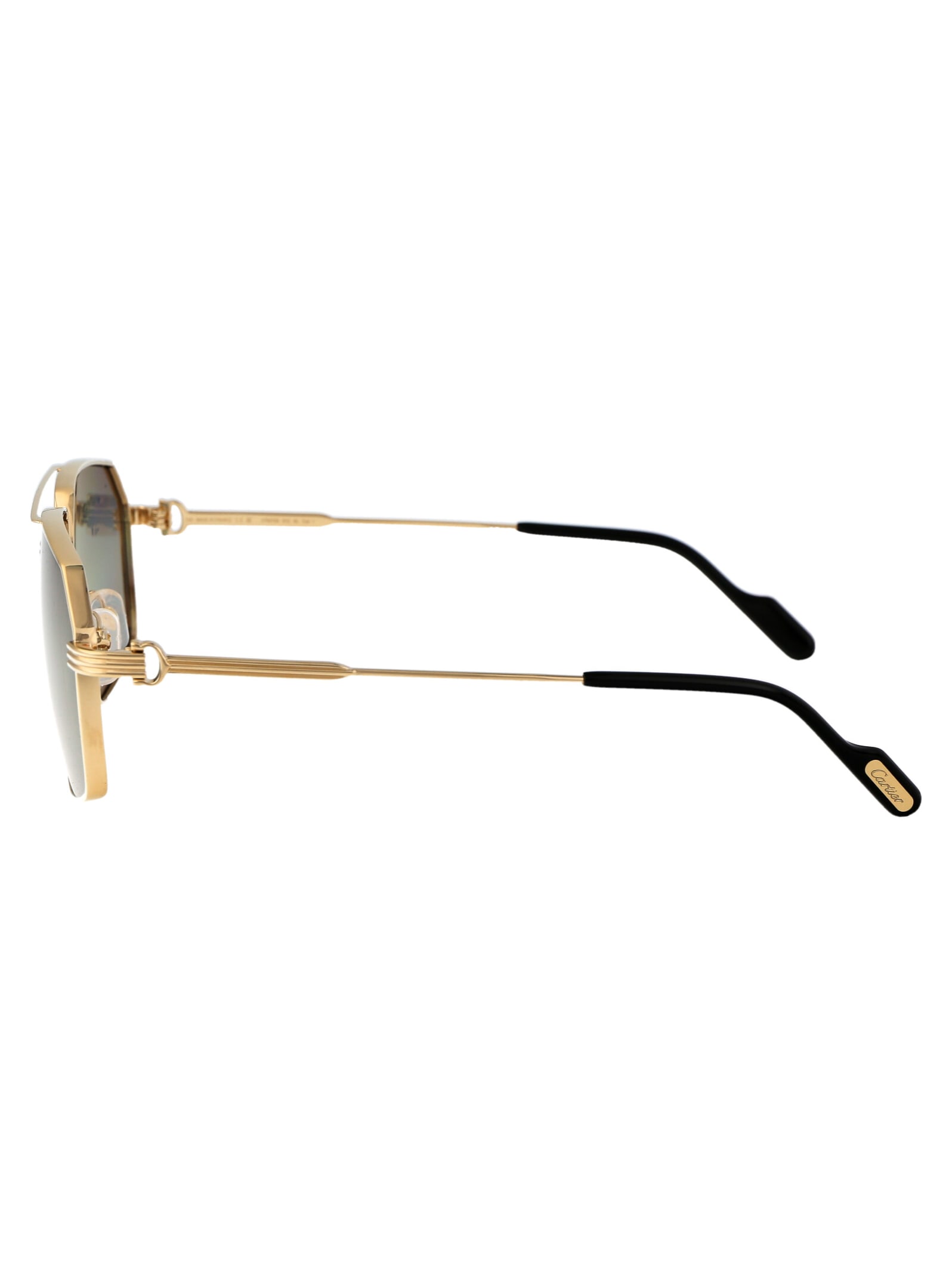 Shop Cartier Ct0270s Sunglasses In 012 Gold Gold Violet