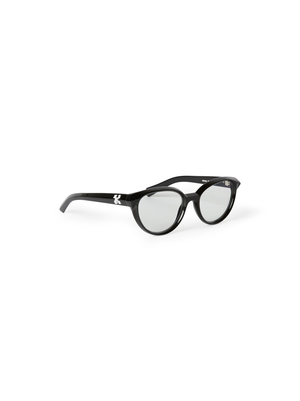 Shop Off-white Af Optical Style 31 Black Blue Eyewear