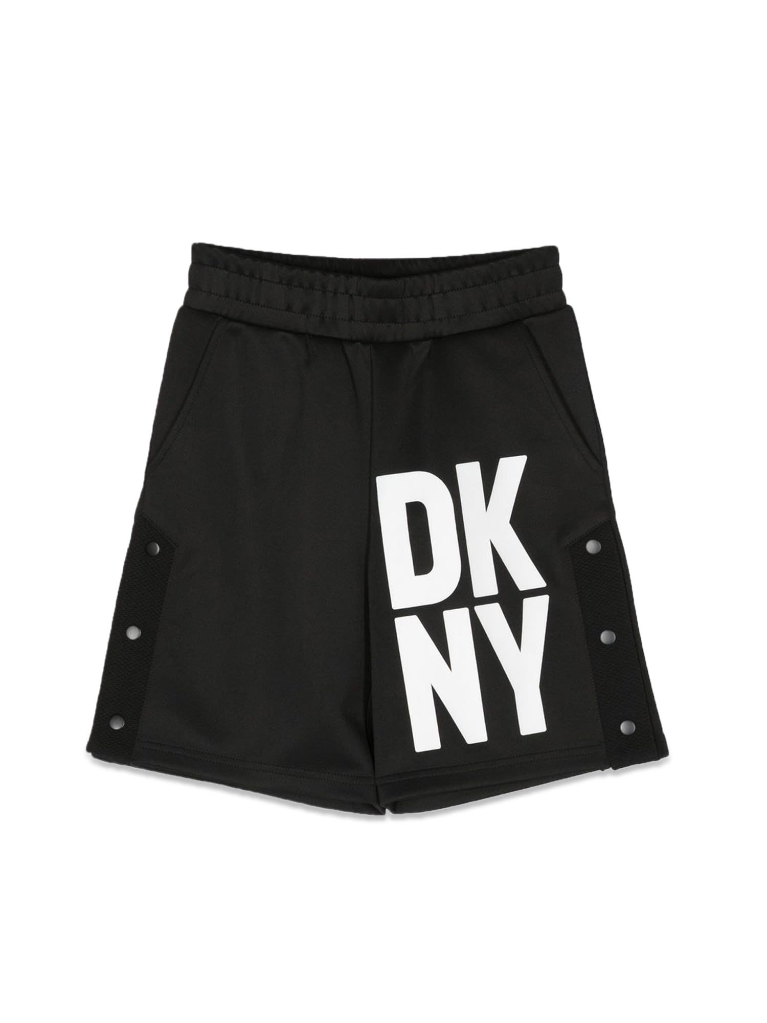 DKNY Bermuda Shorts Logo Side Buttons