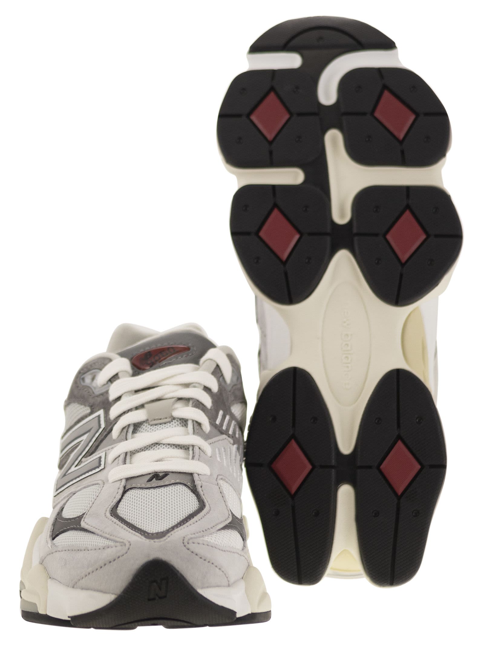 New Balance Grey 9060 Sneakers In Grey