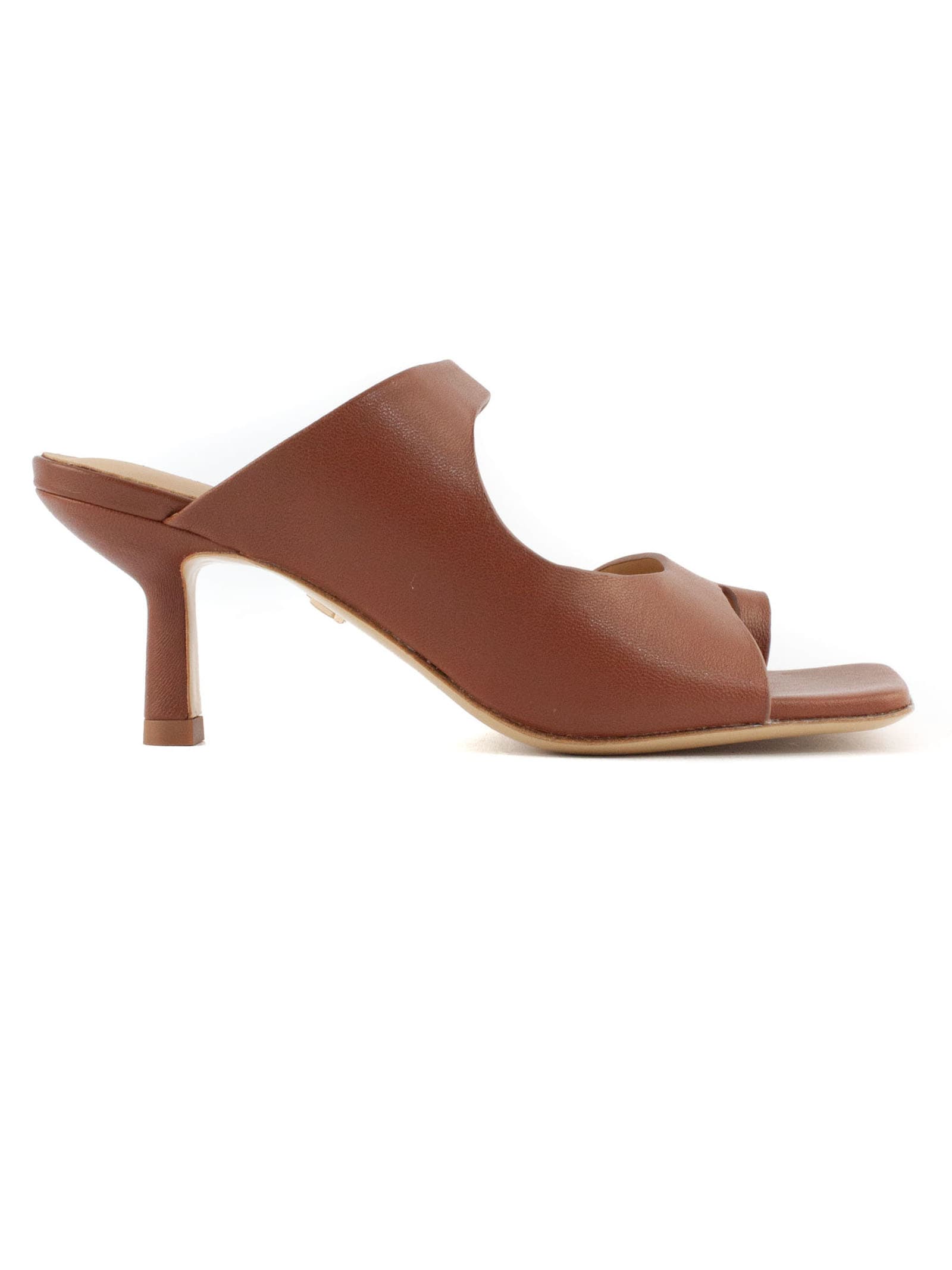 lola cruz brown leather sandal
