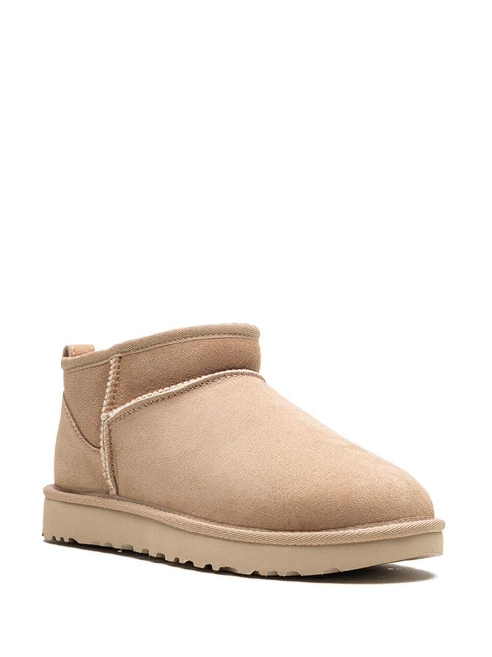 Shop Ugg Woman Classic Ultra Mini Boots In San Sand