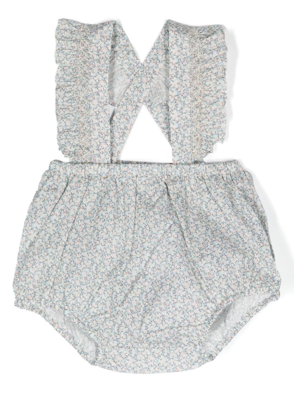 Shop Bonpoint Sky Blue Akissi Bloomers With Straps
