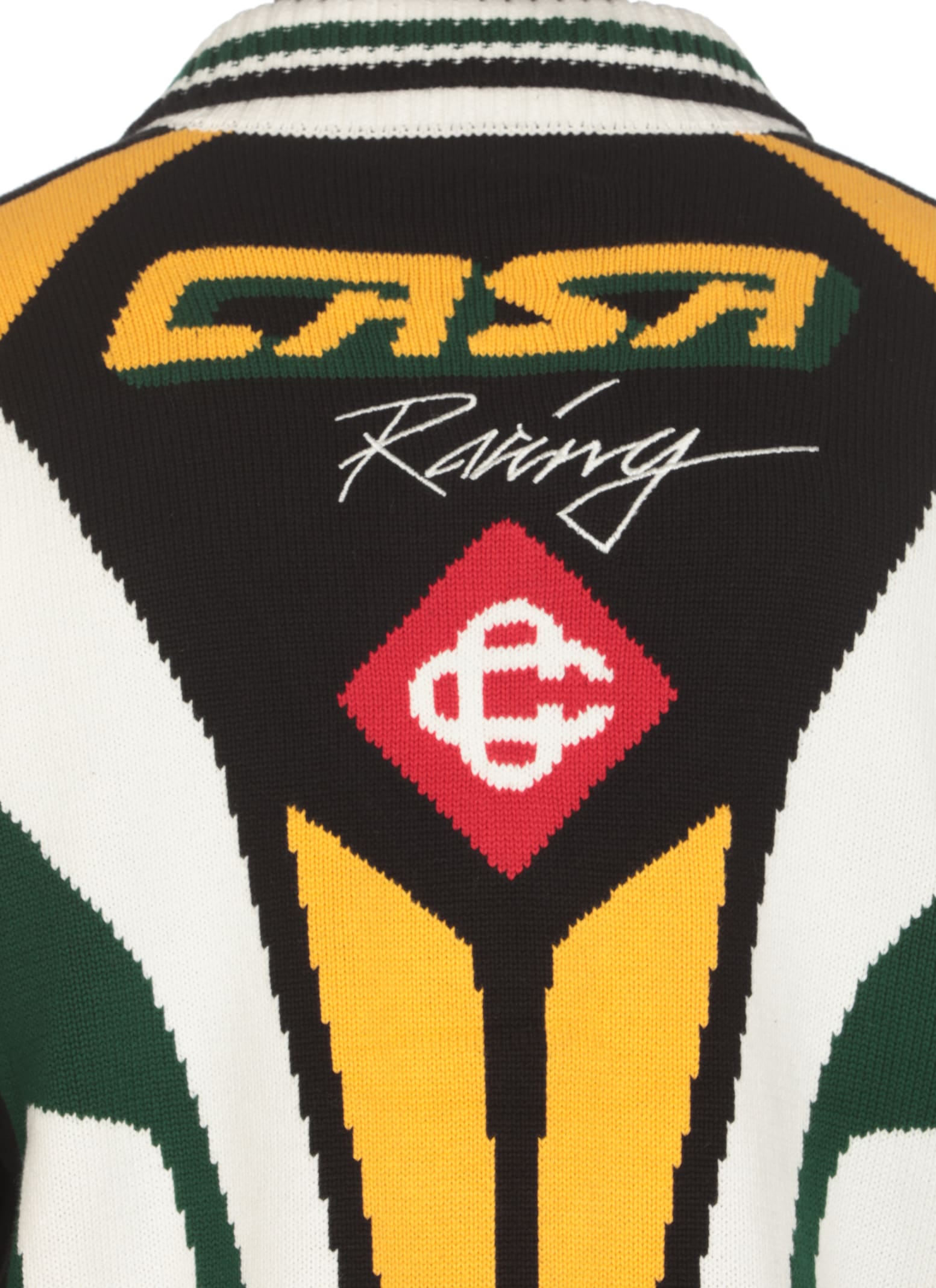 Shop Casablanca Casa Racing Jacket In Multicolour
