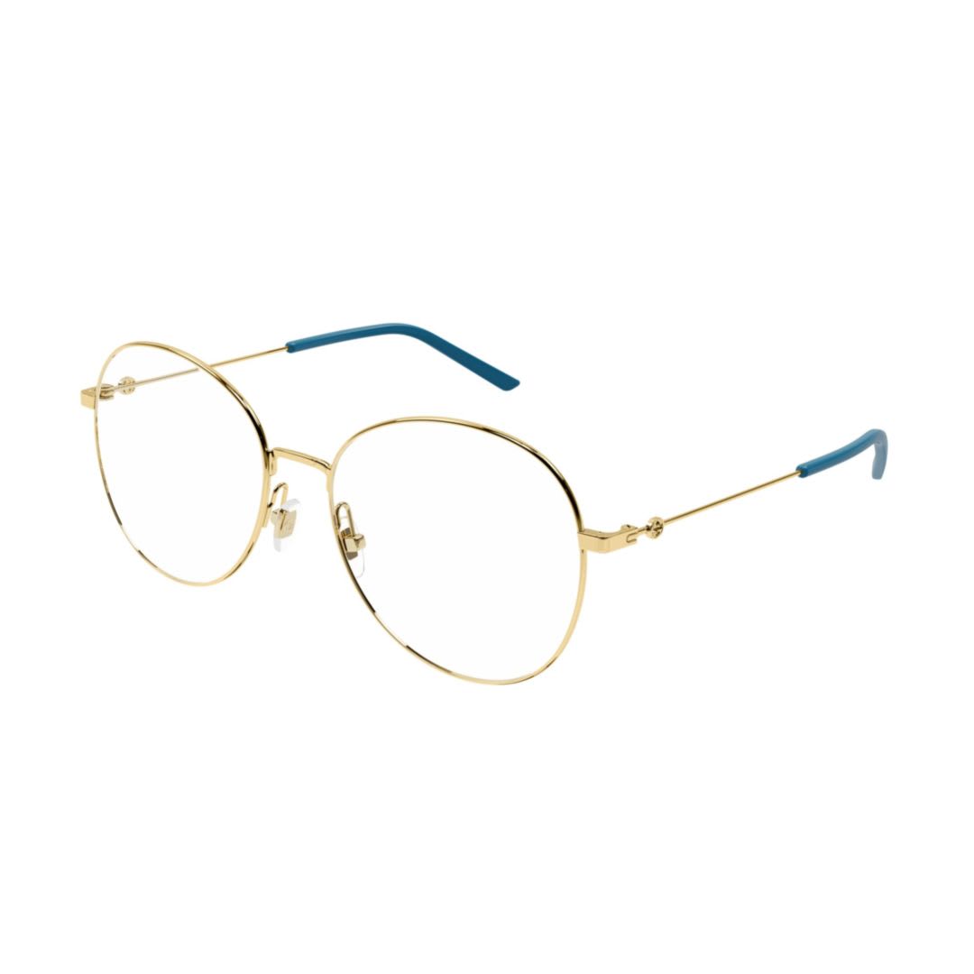 Gucci Gg1201o002 Gold Gold Transparent In Gold