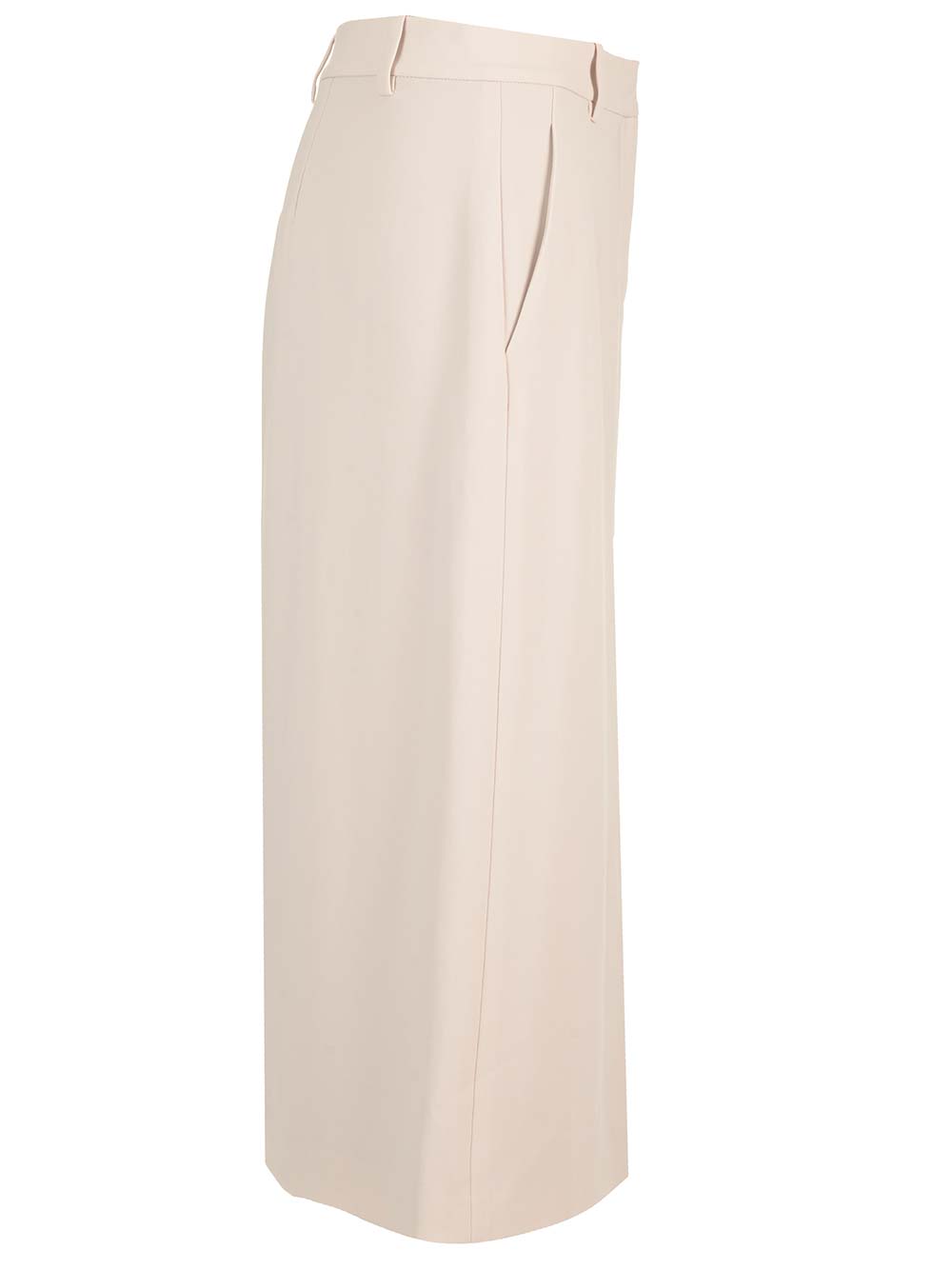Shop Theory Beige Midi Skirt In Multicolor