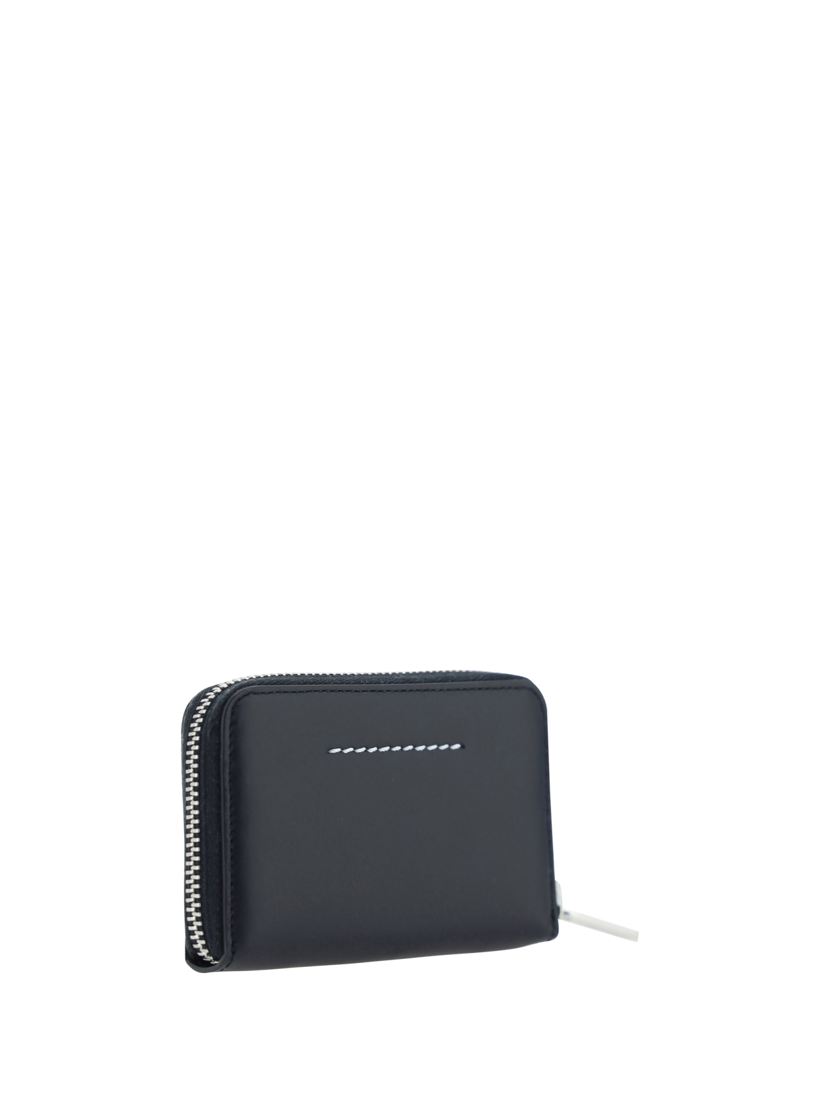 Shop Mm6 Maison Margiela Coin Purse In Black