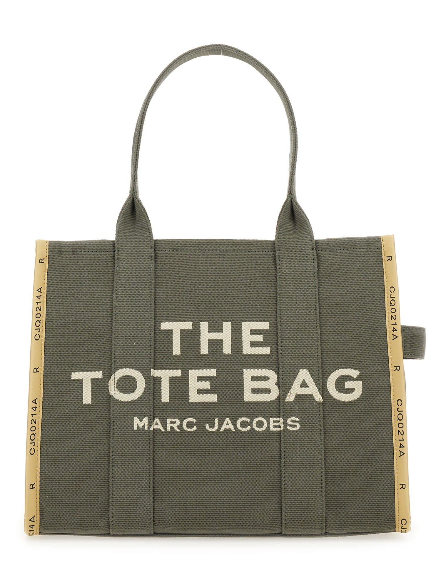 Marc Jacobs The Tote Jacquard Large Bag In Green